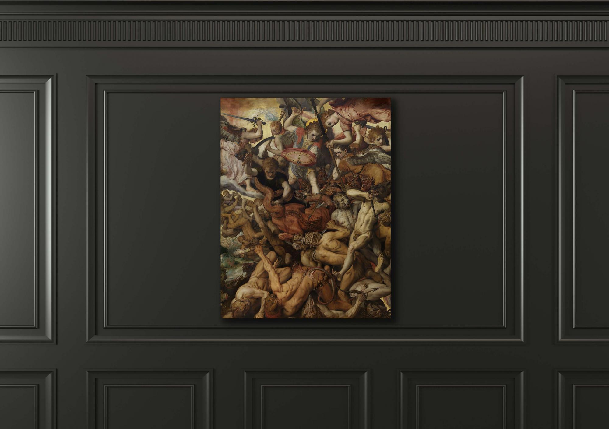 Reprodukcija „Puolusių angelų kritimas“, Frans Floris