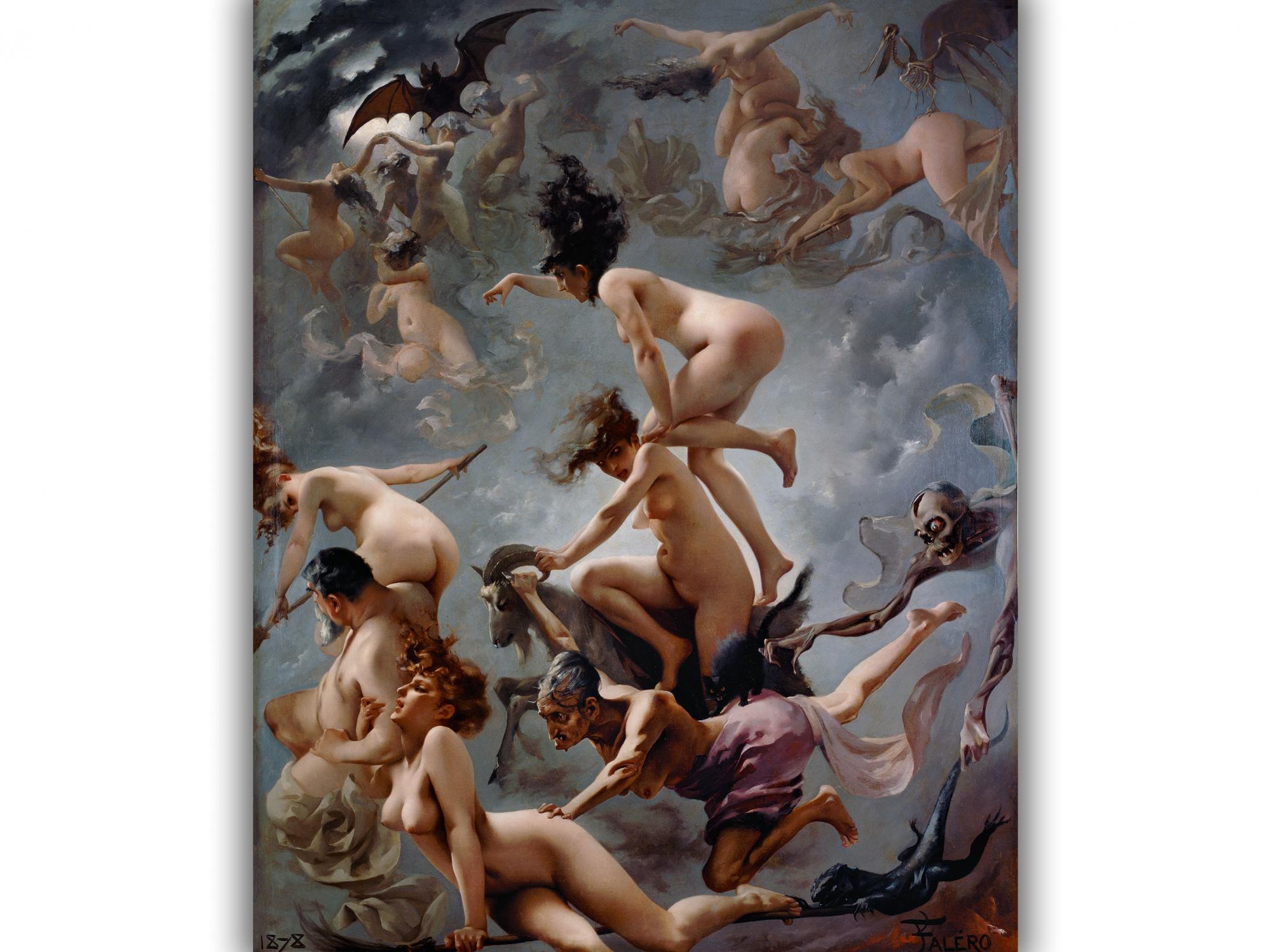 Reprodukcija „Raganų šabas“, Luis Ricardo Falero