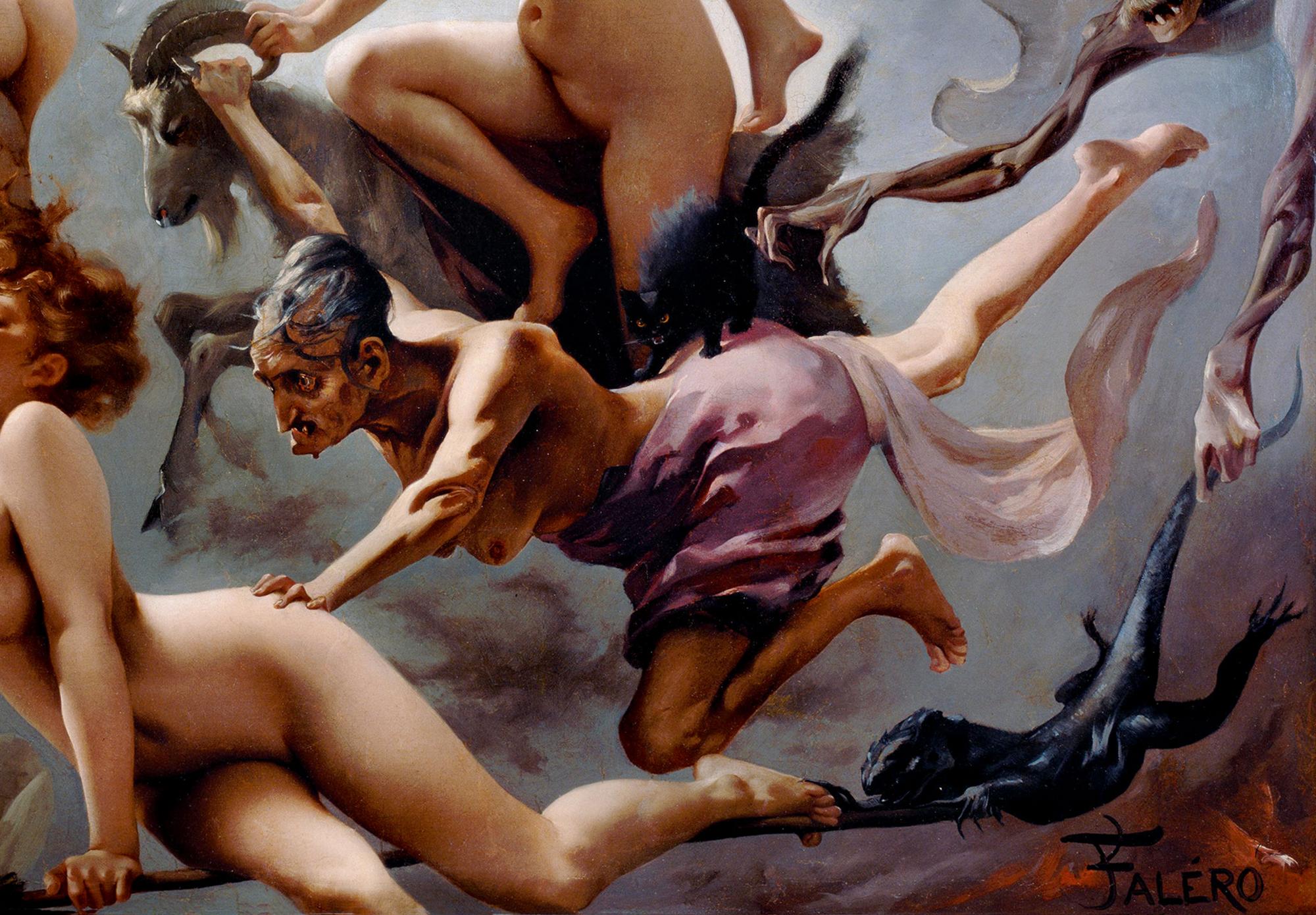 Reprodukcija „Raganų šabas“, Luis Ricardo Falero
