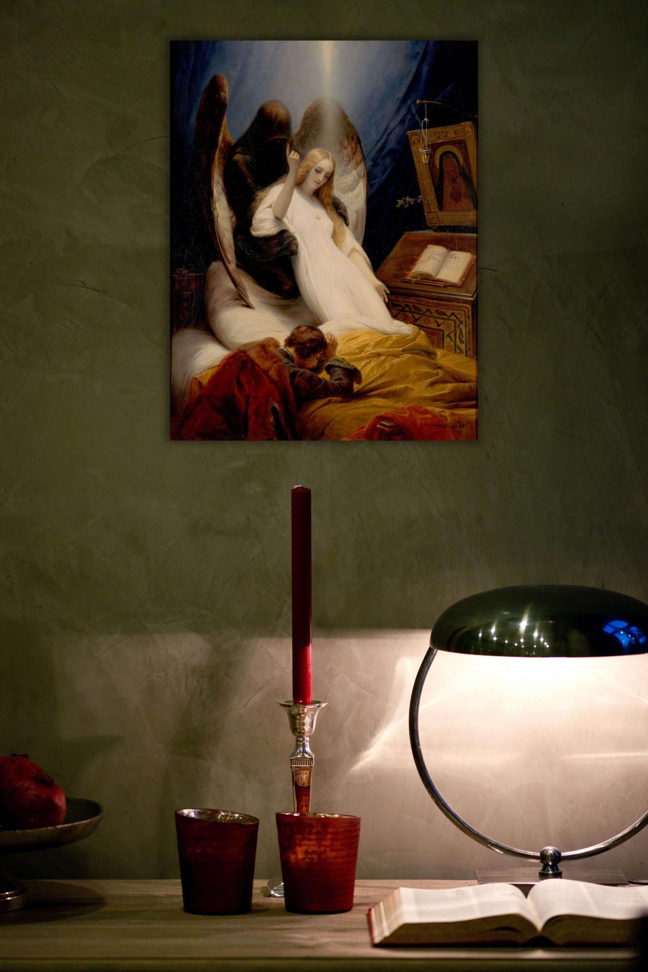 Reprodukcija „Mirties angelas“, Emile Jean Horace Vernet
