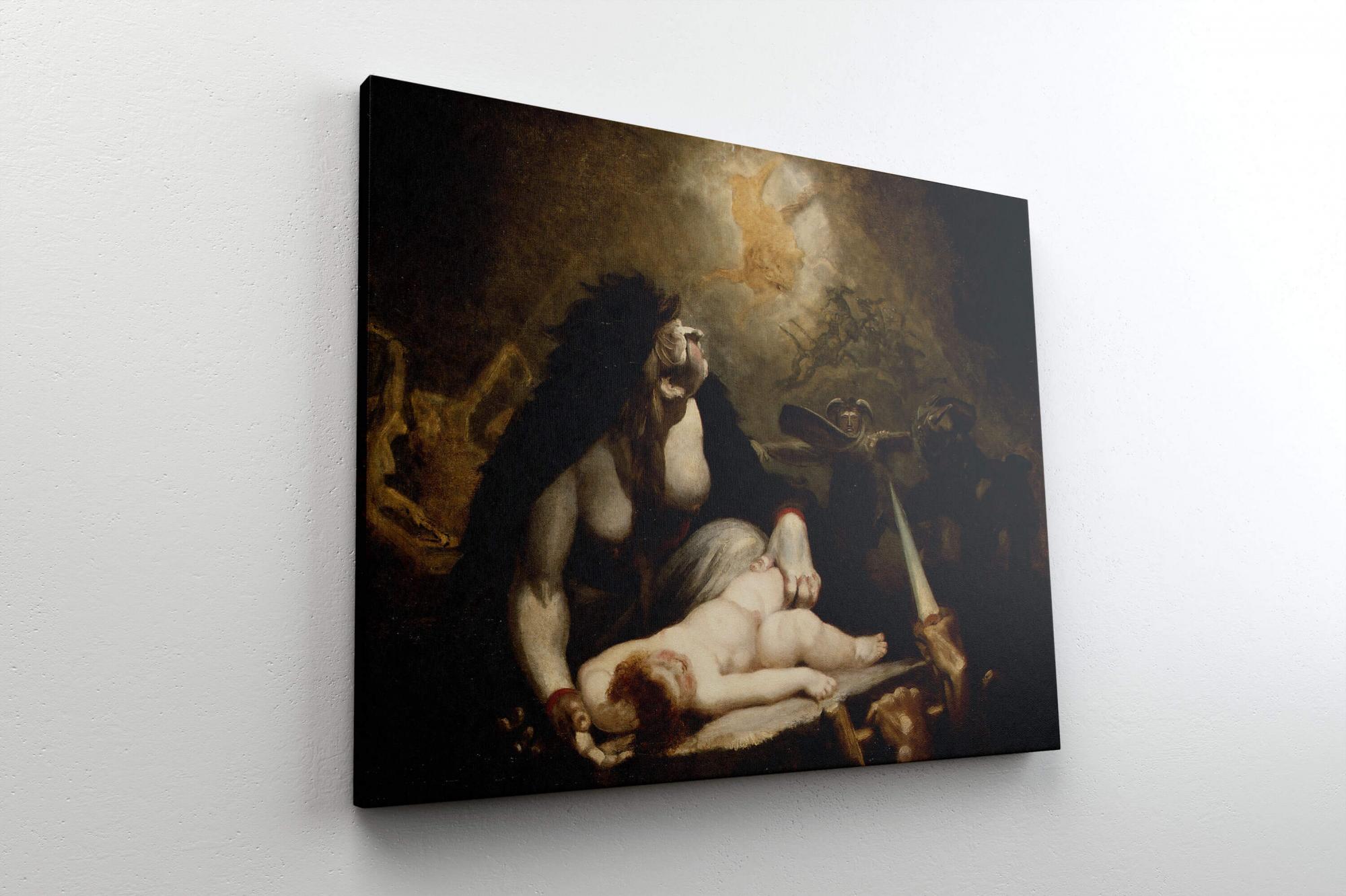 Reprodukcija „Laplandijos raganos“, Henry Fuseli