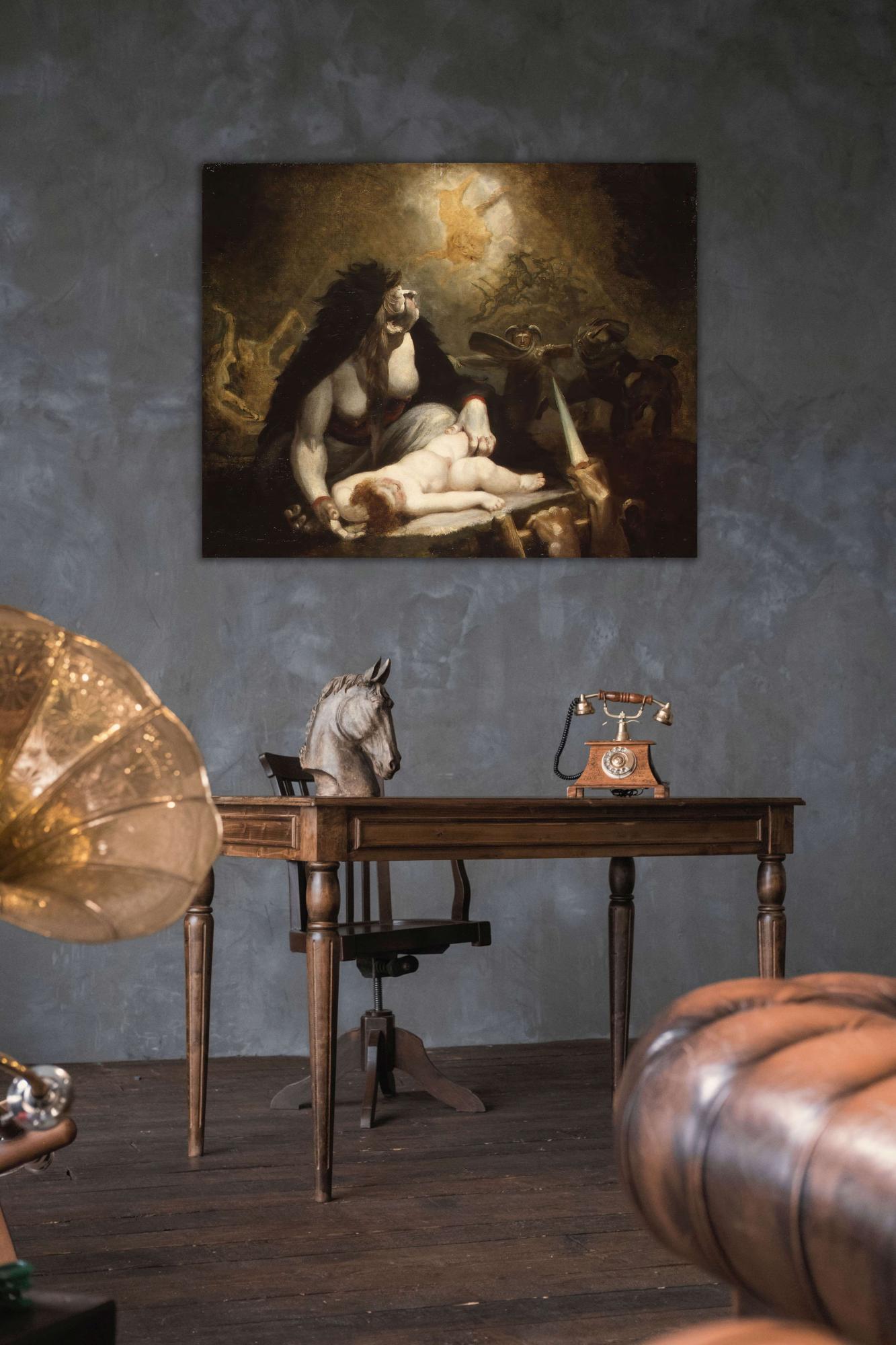 Reprodukcija „Laplandijos raganos“, Henry Fuseli