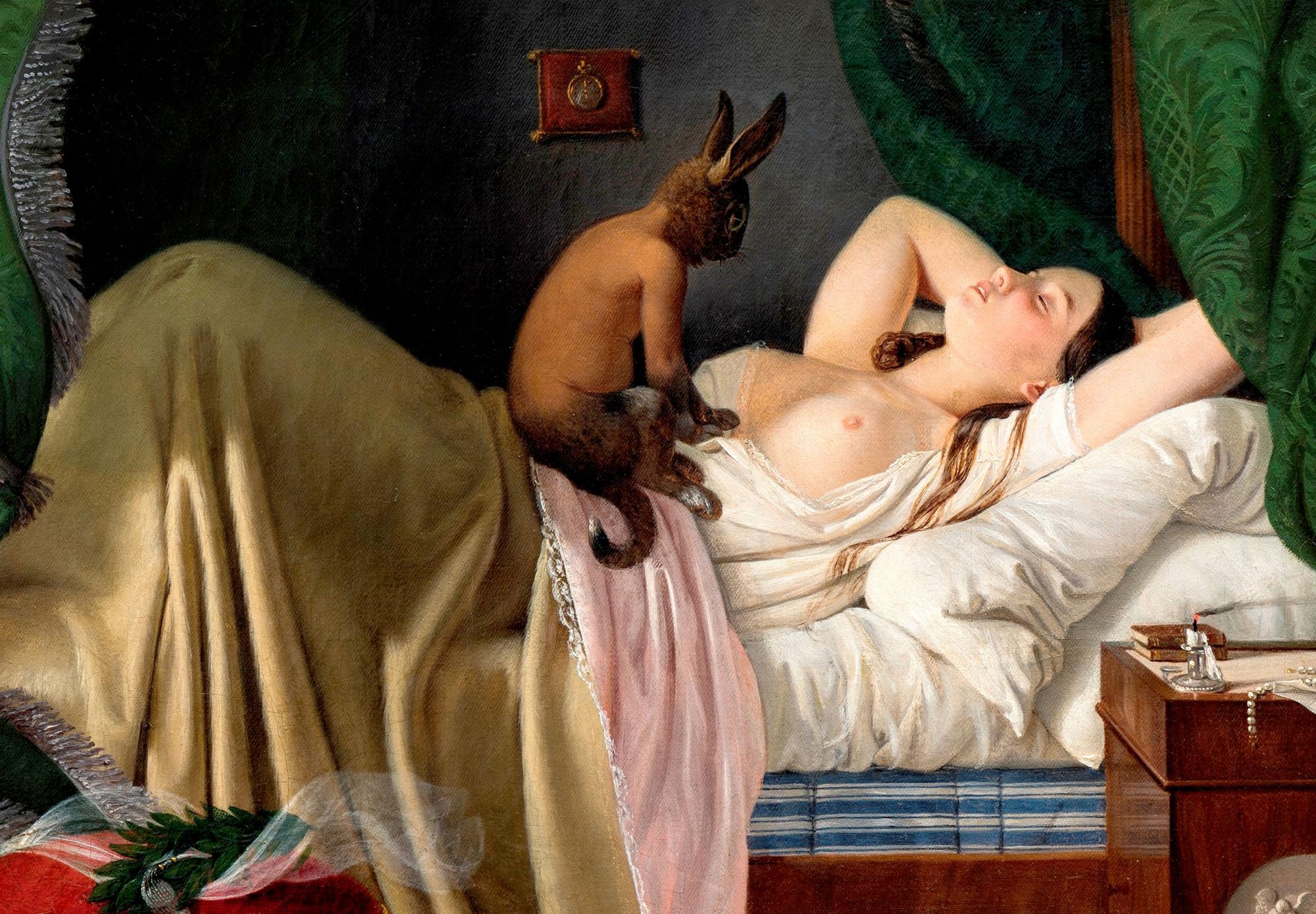 Reprodukcija „Košmaras“, Ditlev Blunck, (1846)
