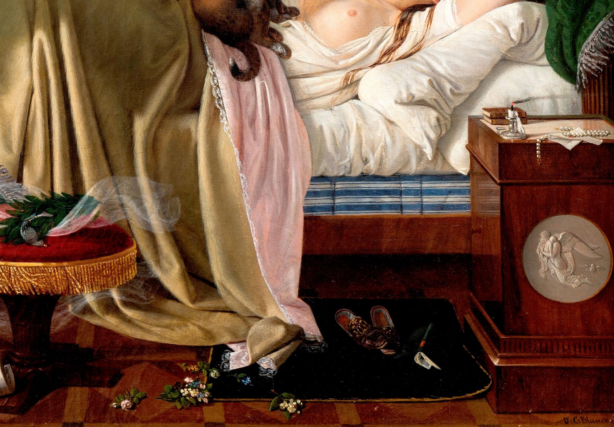 Reprodukcija „Košmaras“, Ditlev Blunck, (1846)