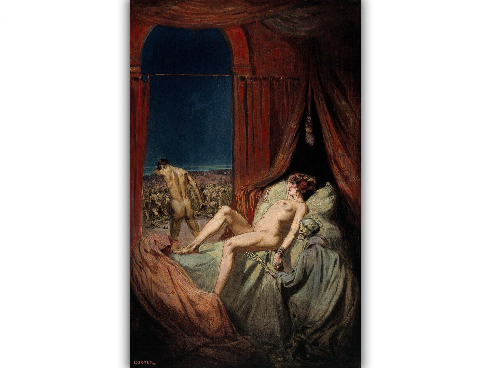 Reprodukcija „Provokuojanti jauna moteris“, Richard Tennant Cooper