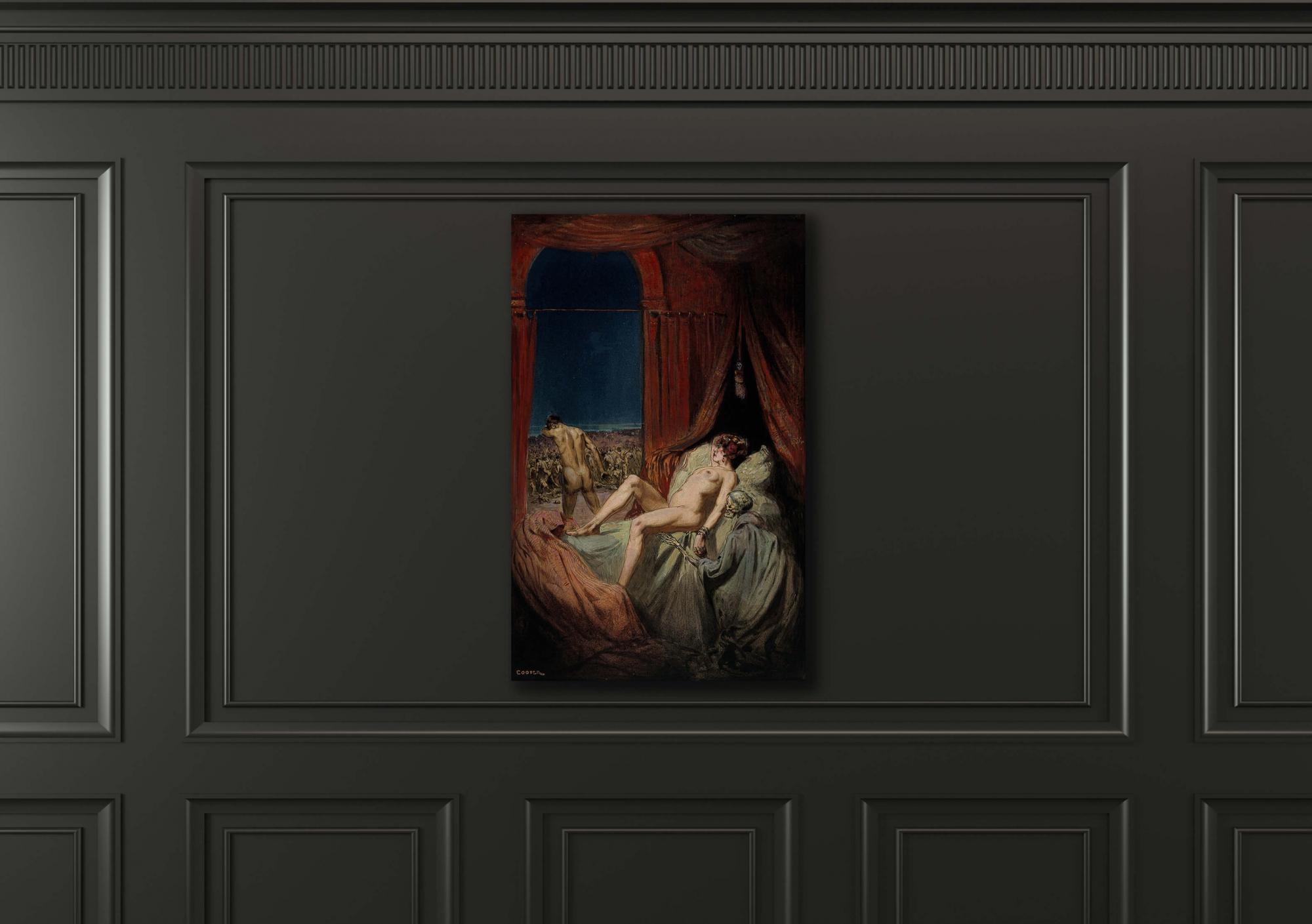 Reprodukcija „Provokuojanti jauna moteris“, Richard Tennant Cooper