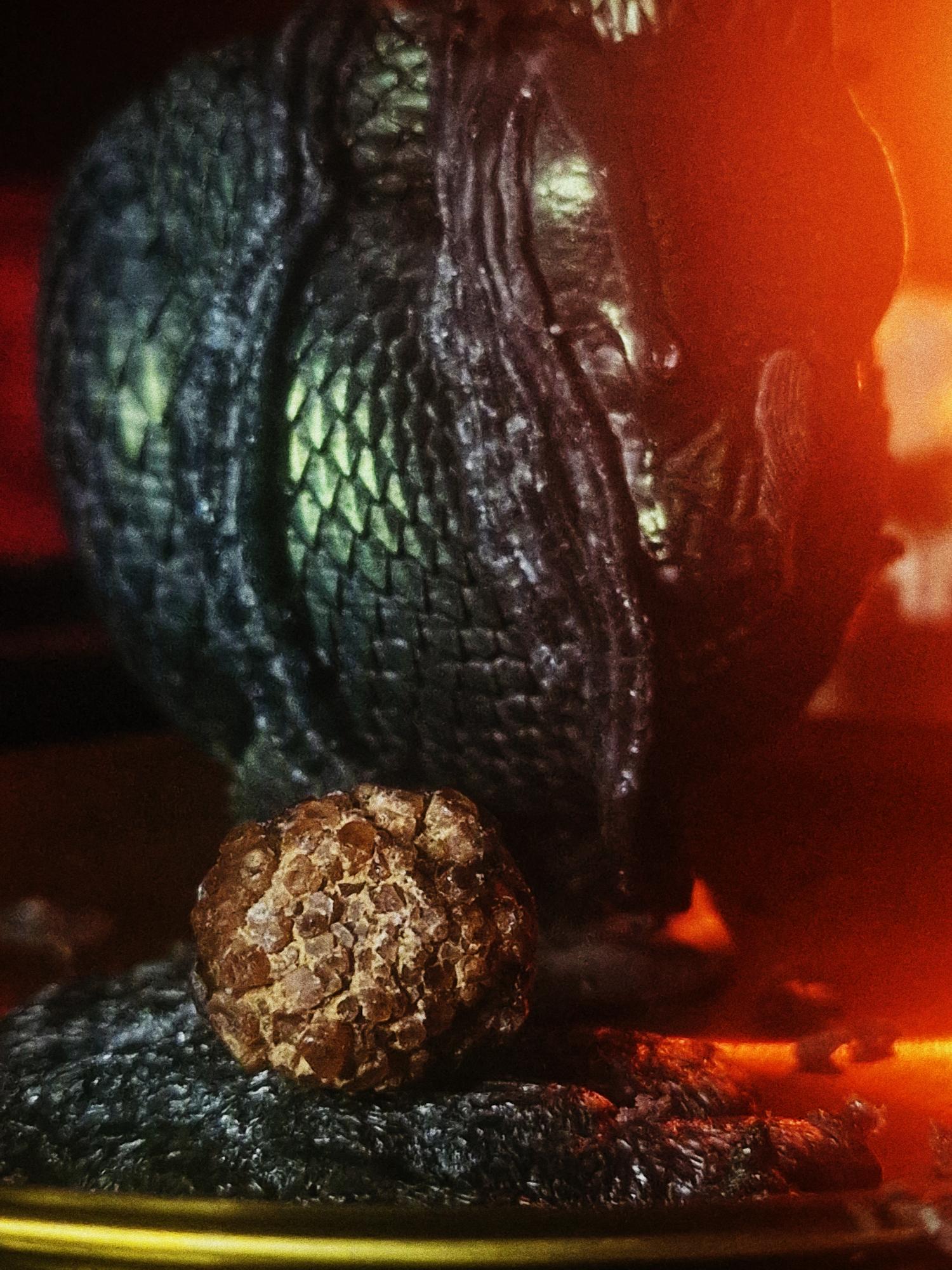 Gyvatės žvakė su staigmena viduje - kristalas 🐍💚
