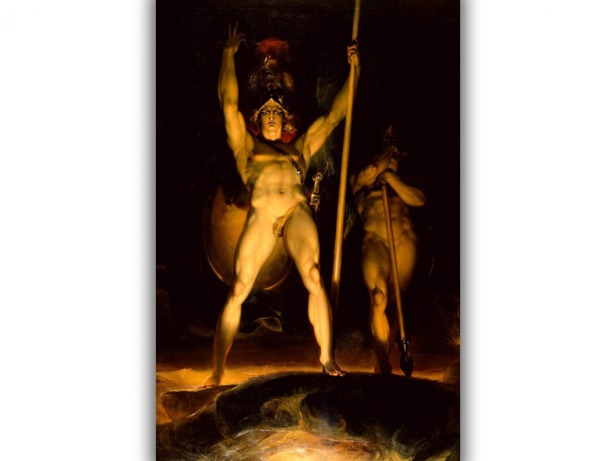 Reprodukcija „Šėtonas kelia savo legionus“, Sir Thomas Lawrence, (1797)