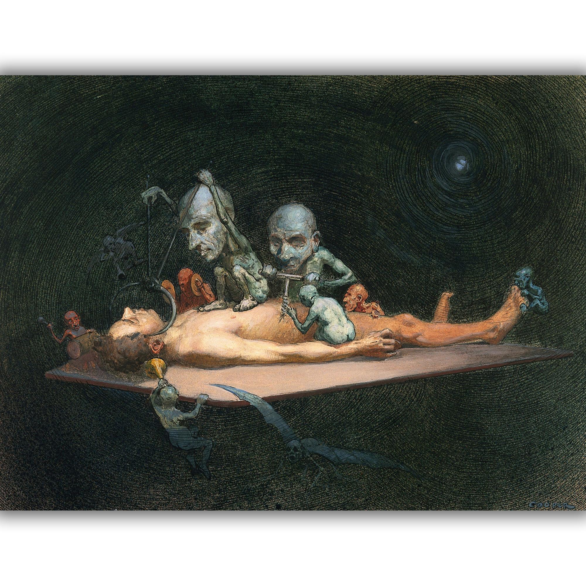 Reprodukcija „Žmogus, apsėstas demonų“, Richard Tenant Cooper