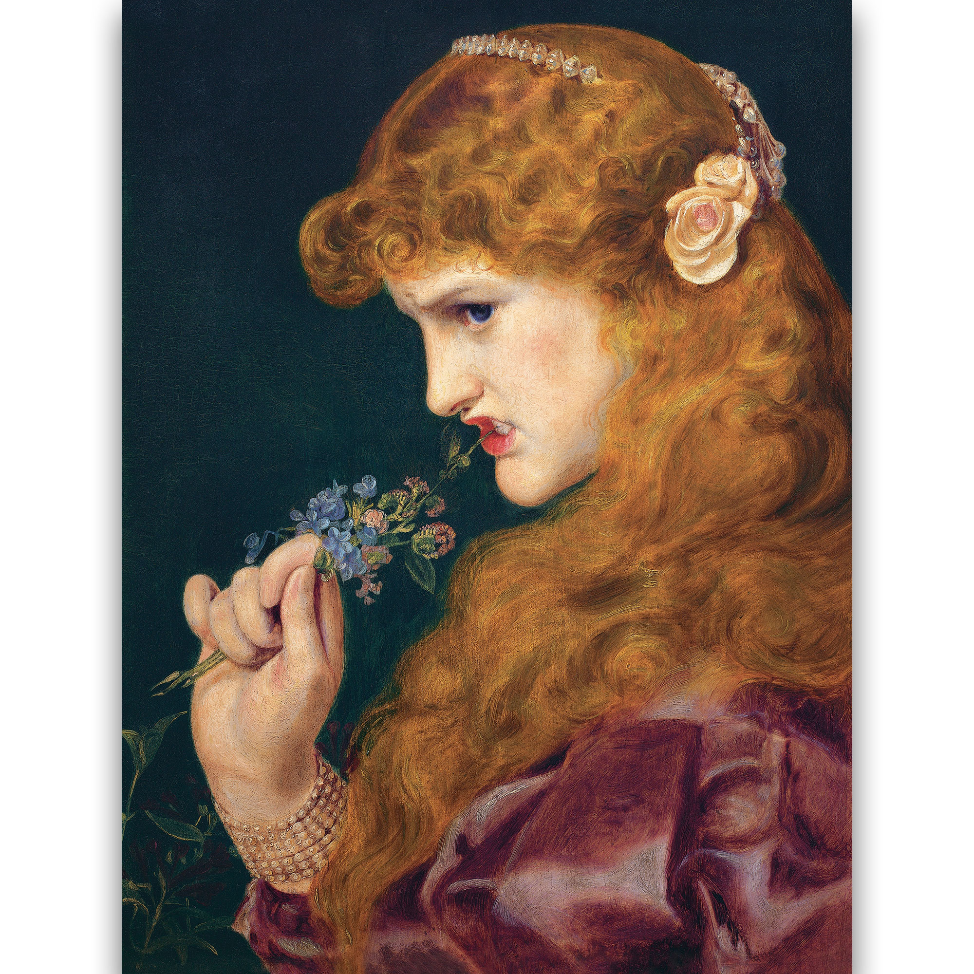 Reprodukcija „Meilės šešėlis“, Frederick Sandys, (1867)