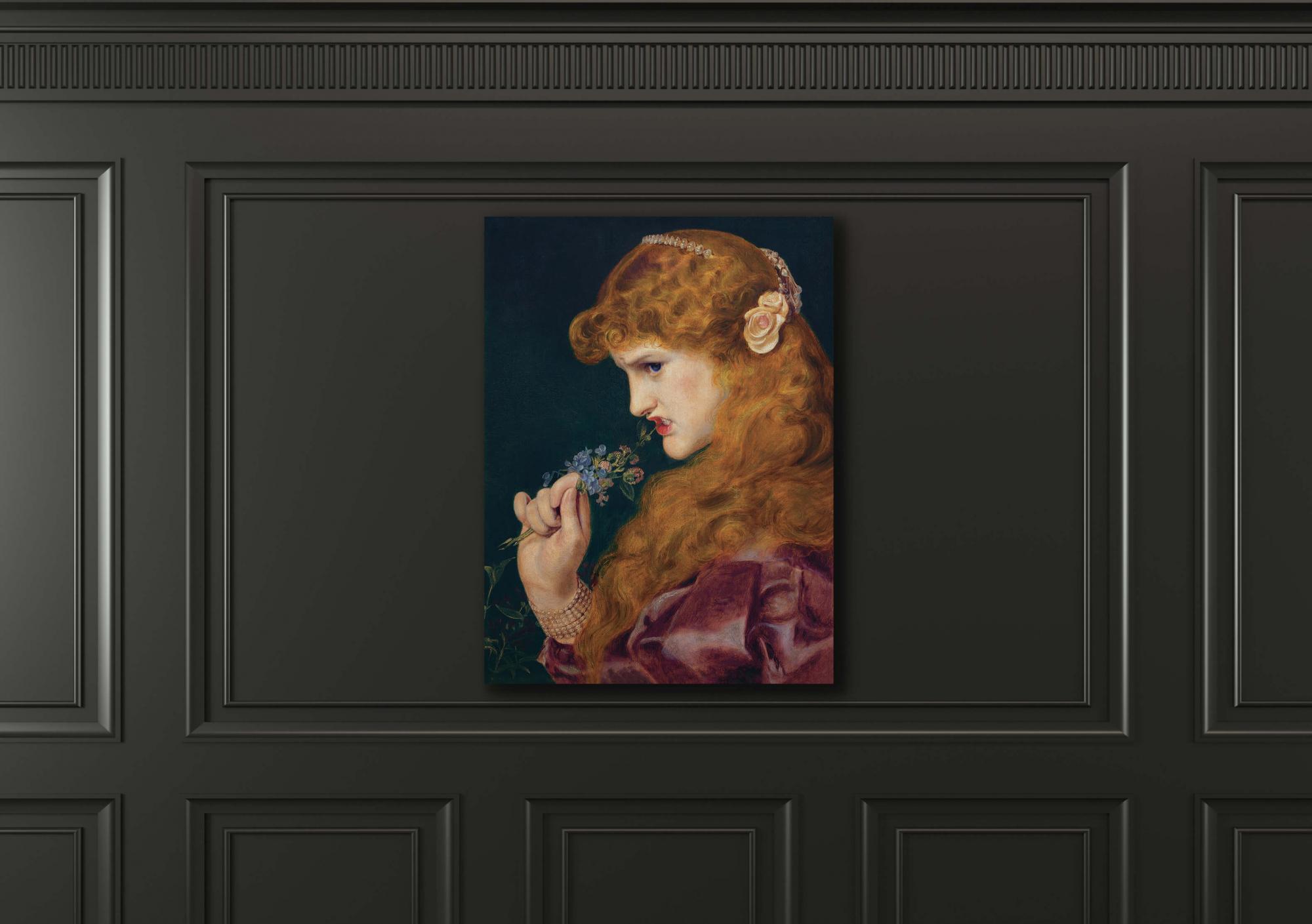 Reprodukcija „Meilės šešėlis“, Frederick Sandys, (1867)