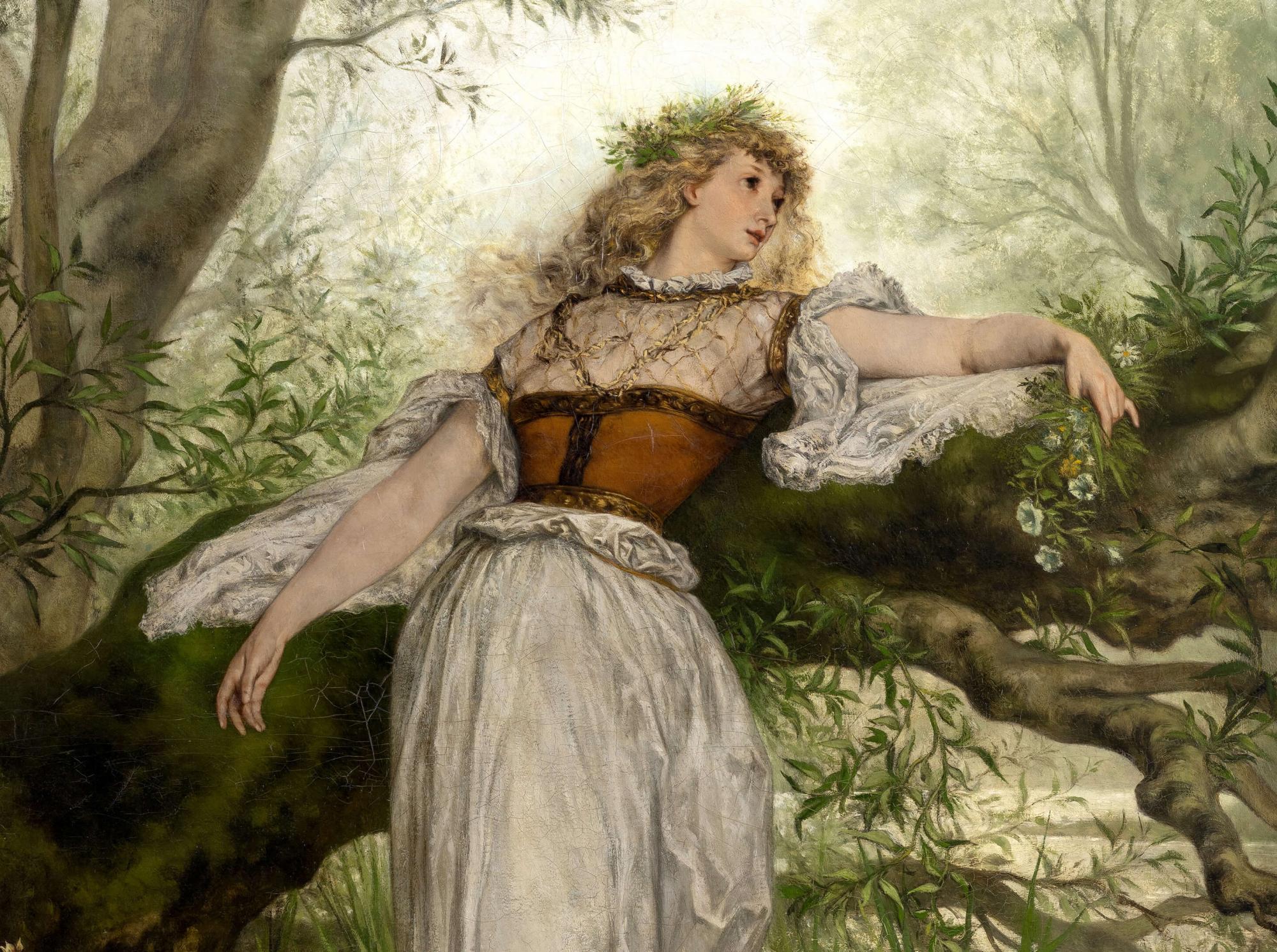 Reprodukcija „Ofelija“, Victor Müller, (1869)