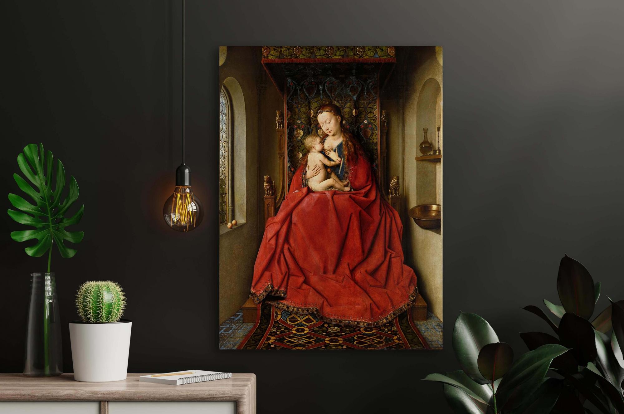Reprodukcija „Lucca Madonna“, Jan van Eyck, (1437)