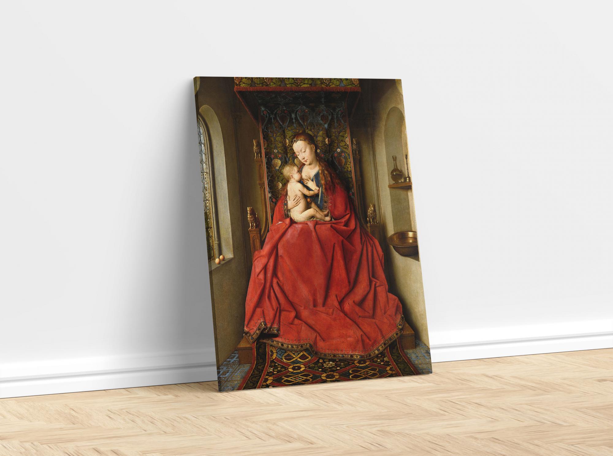 Reprodukcija „Lucca Madonna“, Jan van Eyck, (1437)