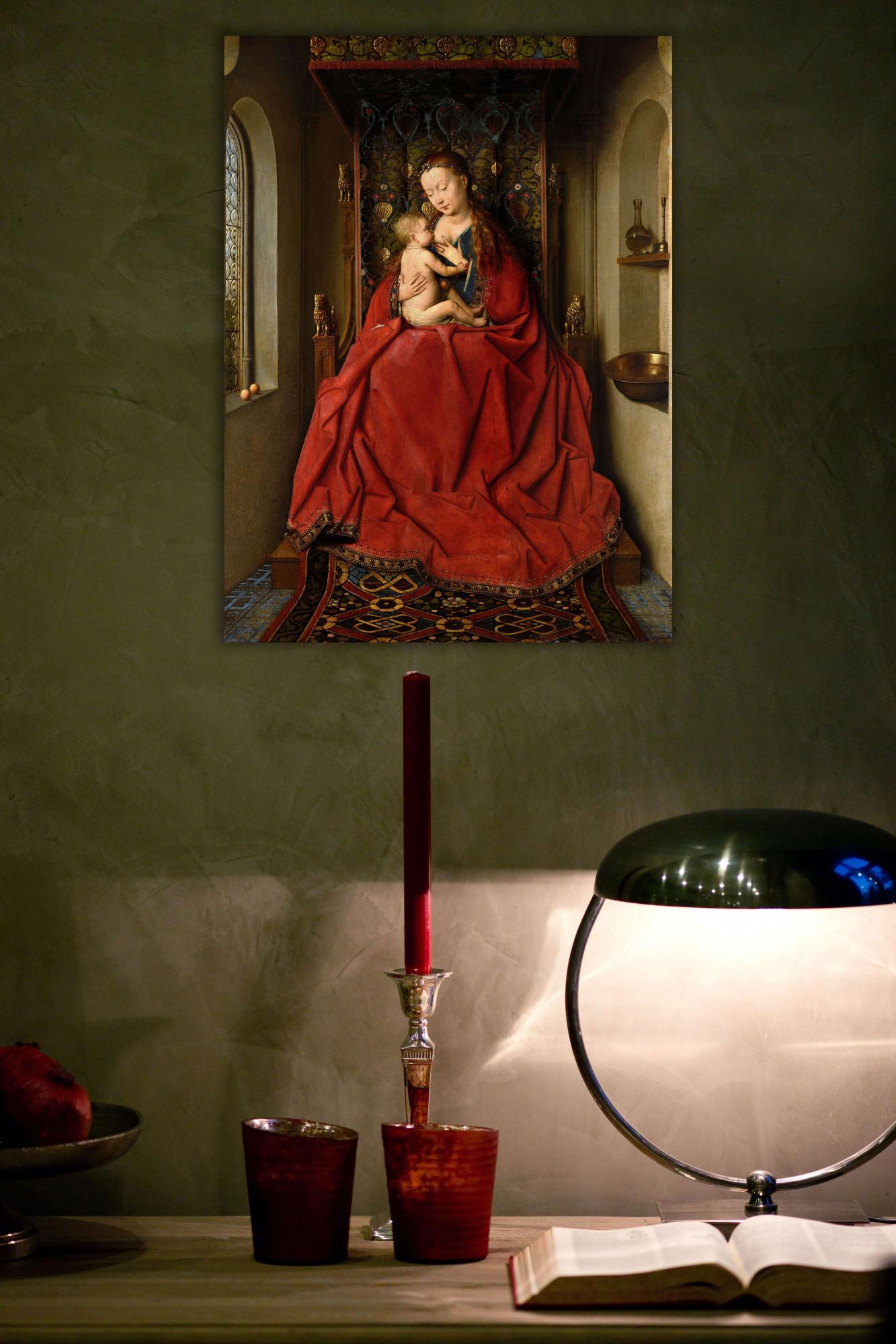 Reprodukcija „Lucca Madonna“, Jan van Eyck, (1437)