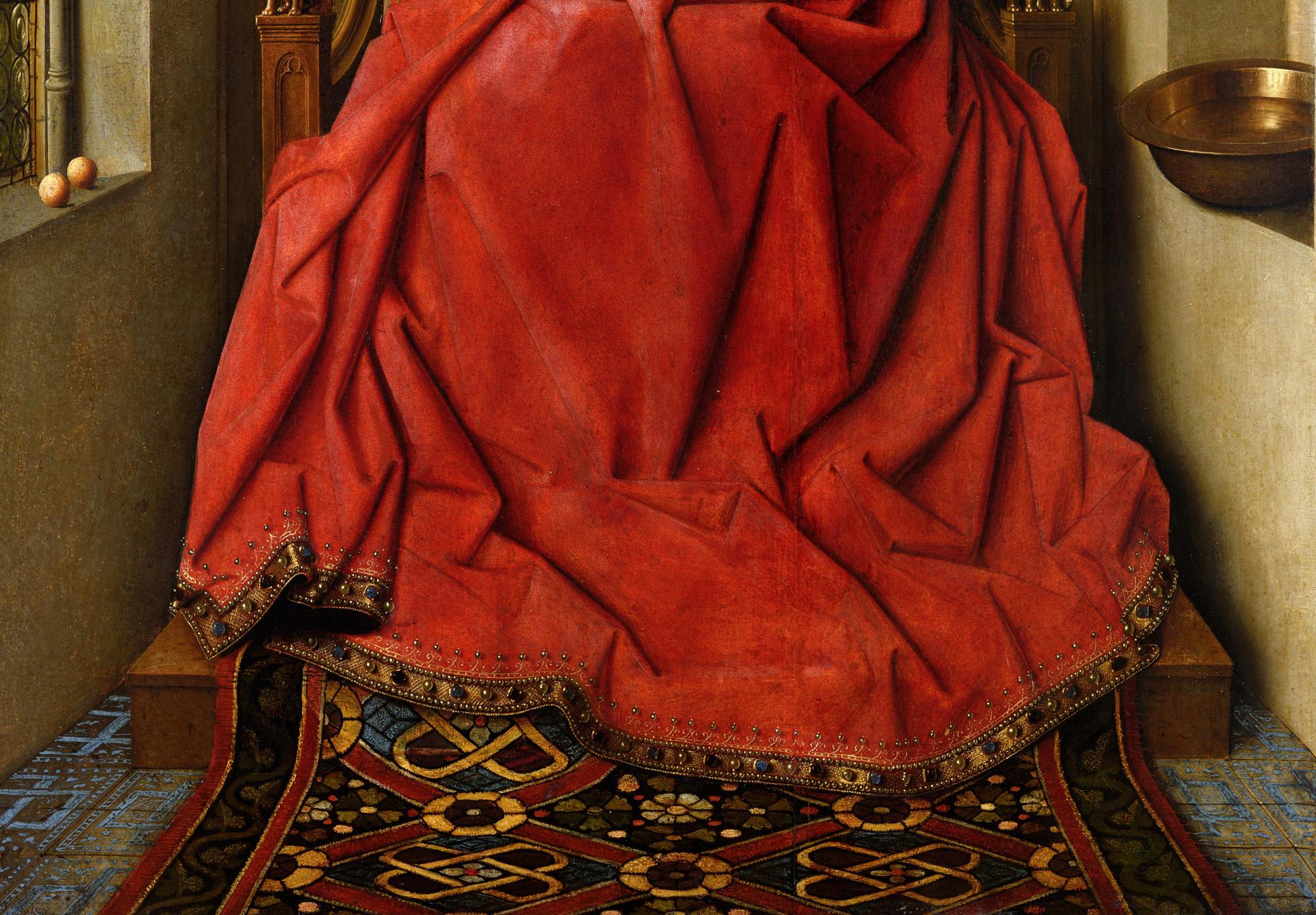 Reprodukcija „Lucca Madonna“, Jan van Eyck, (1437)