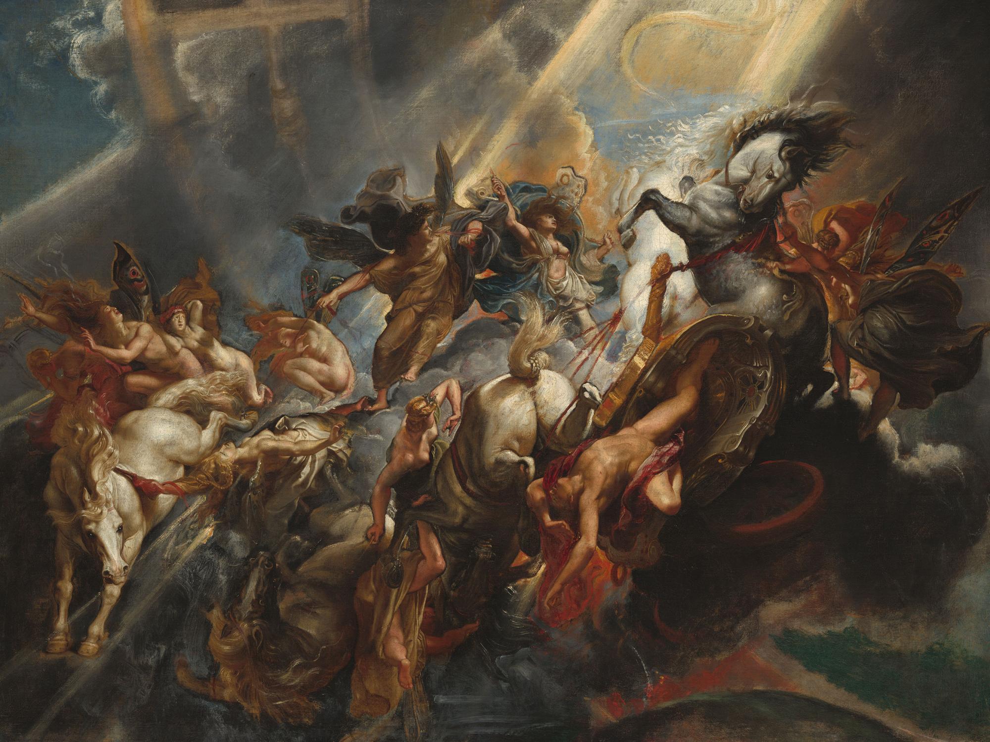 Reprodukcija „Faetono kritimas“, Peter Paul Rubens