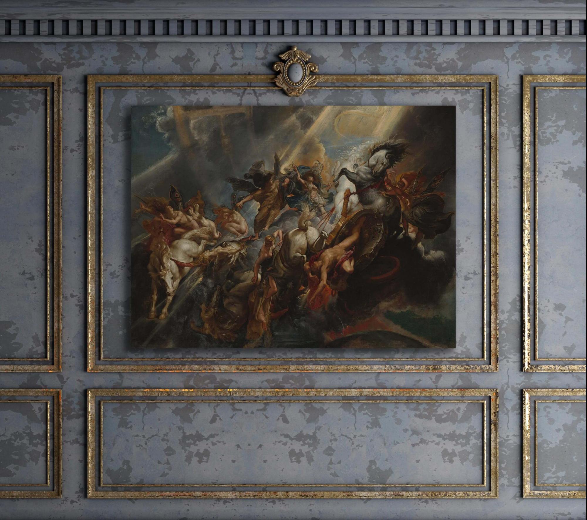 Reprodukcija „Faetono kritimas“, Peter Paul Rubens