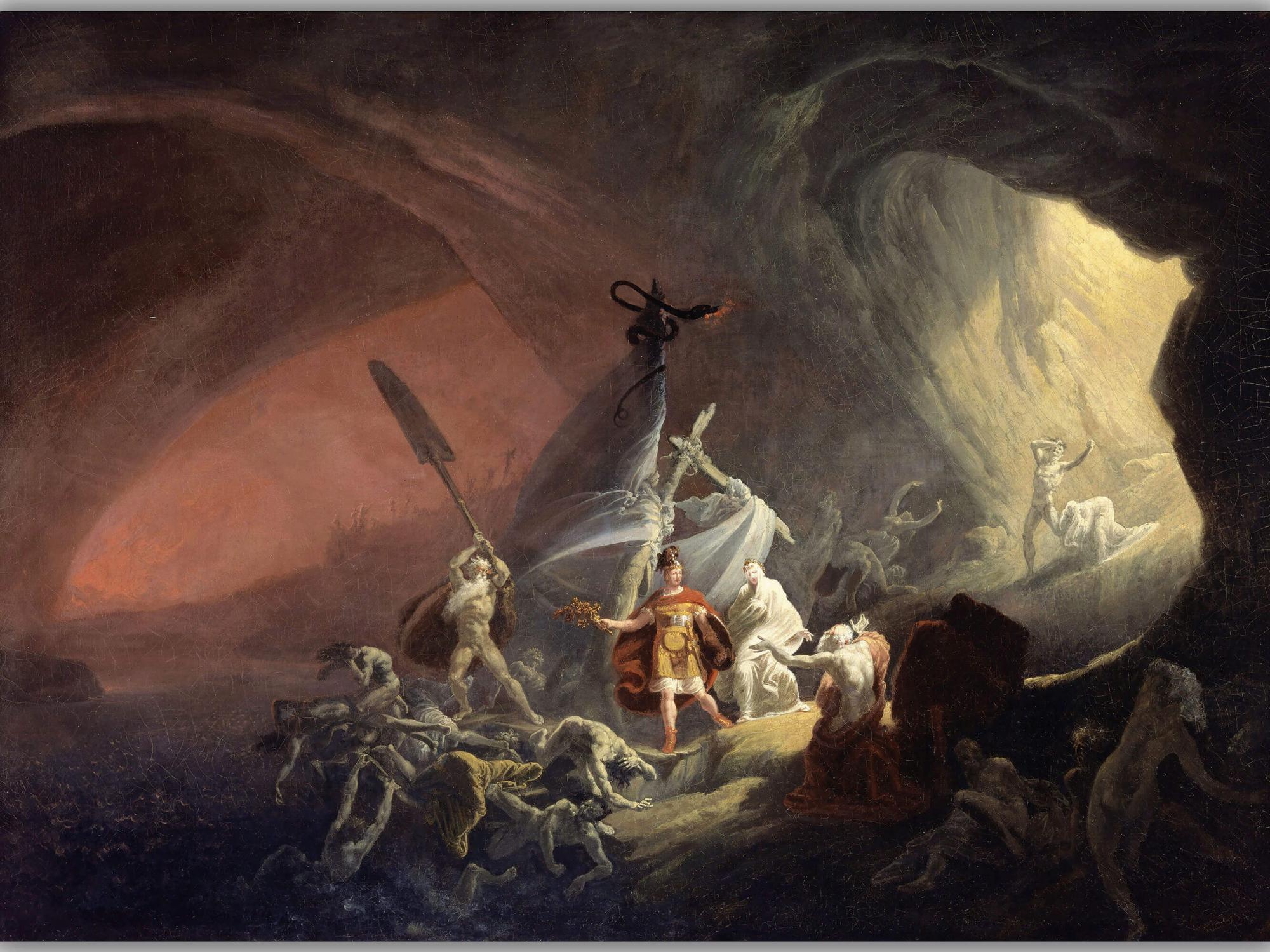 Reprodukcija „Enėjas ir Sibilė“, (1800)