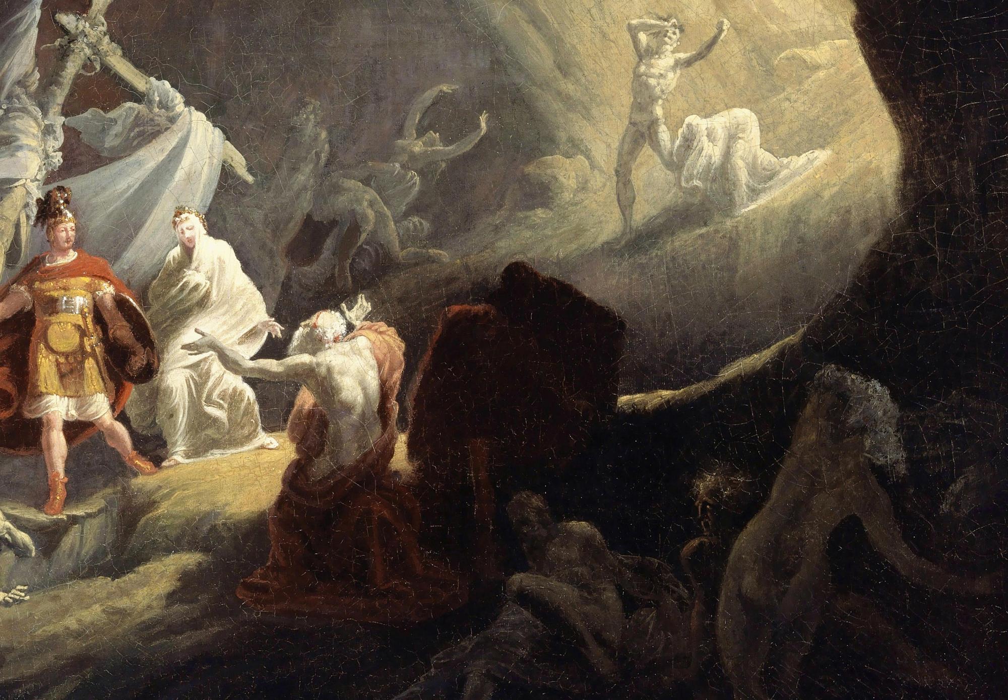 Reprodukcija „Enėjas ir Sibilė“, (1800)