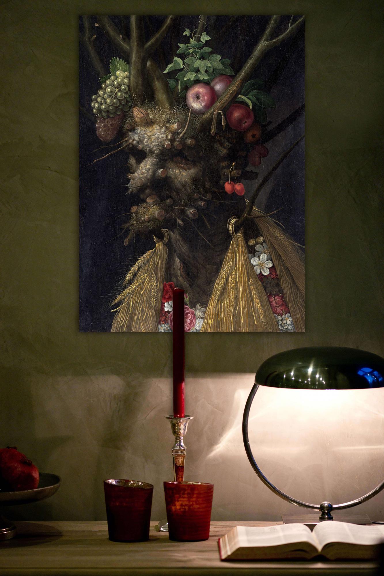 Reprodukcija „Keturi sezonai vienoje galvoje“, G. Arcimboldo