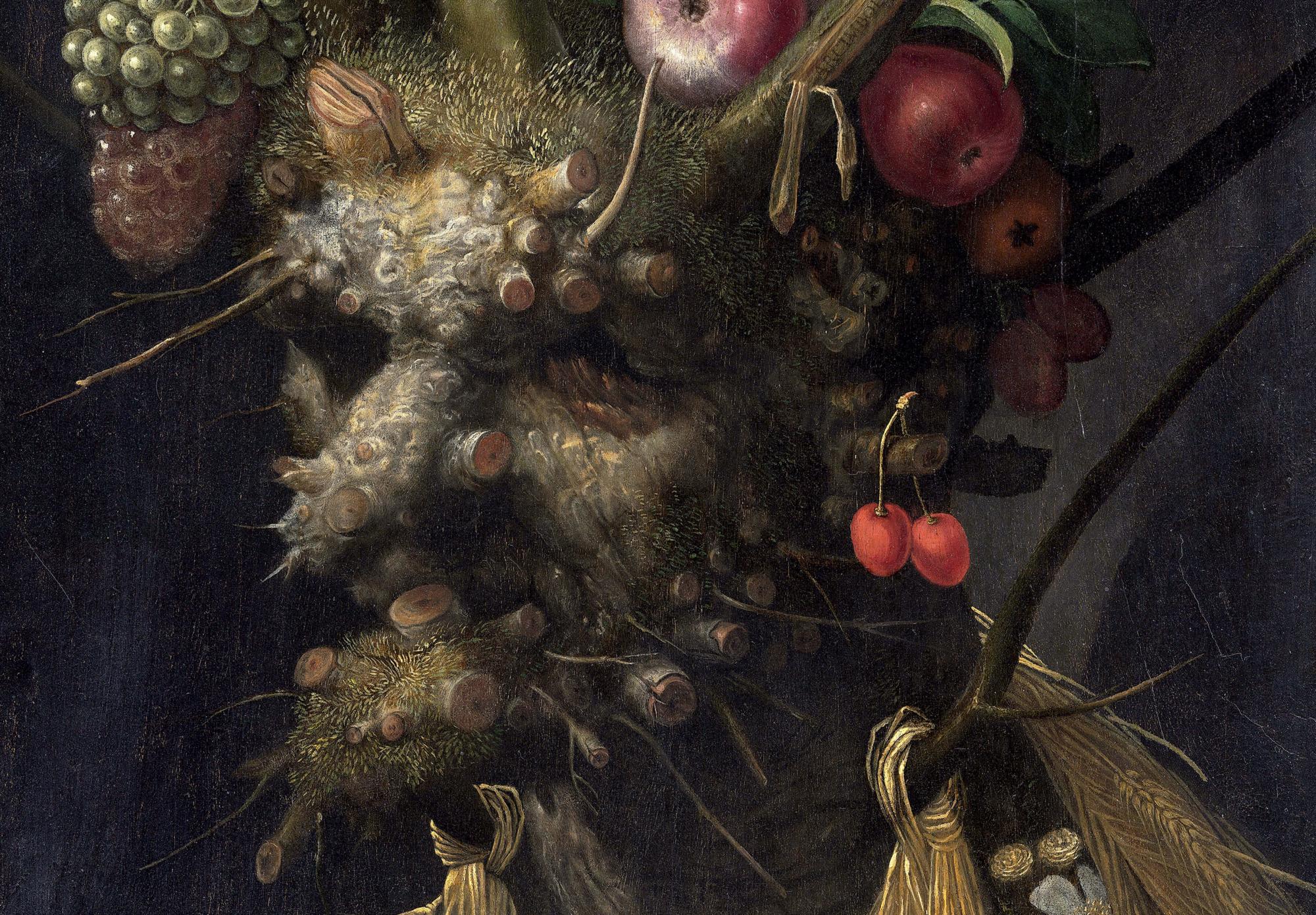 Reprodukcija „Keturi sezonai vienoje galvoje“, G. Arcimboldo