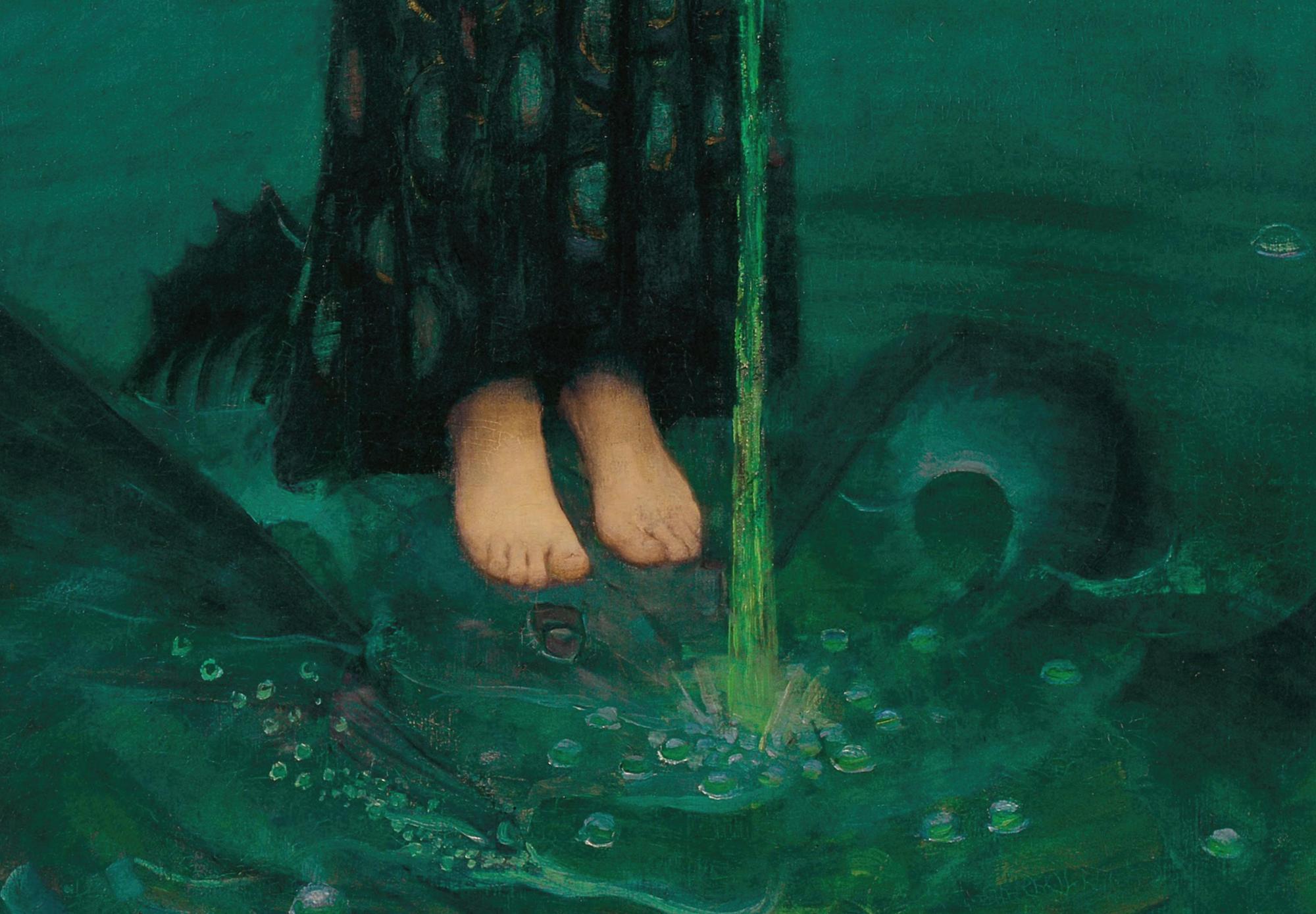 Reprodukcija „Kirkė“, John William Waterhouse, (1892)