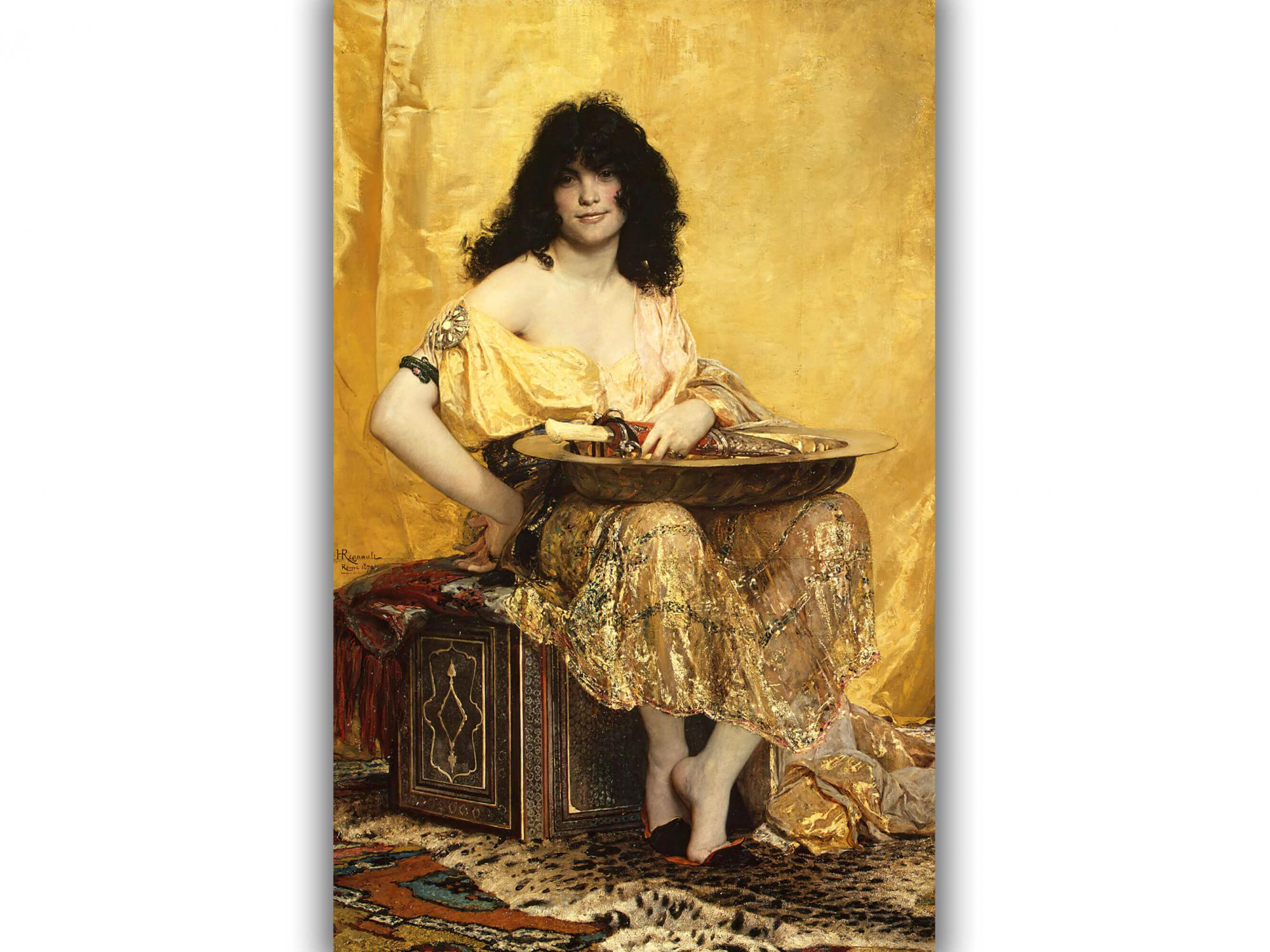 Reprodukcija „Salomėja“, Henri Regnault, (1870)
