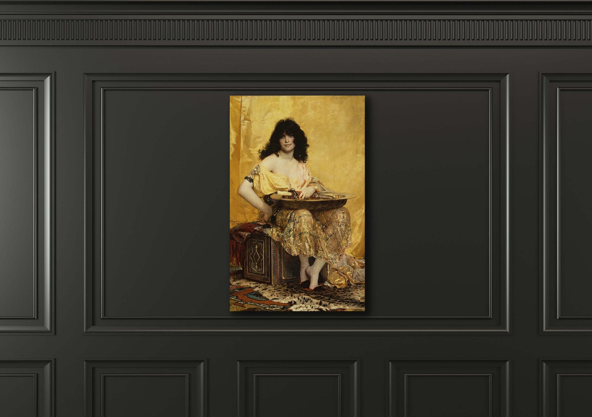 Reprodukcija „Salomėja“, Henri Regnault, (1870)
