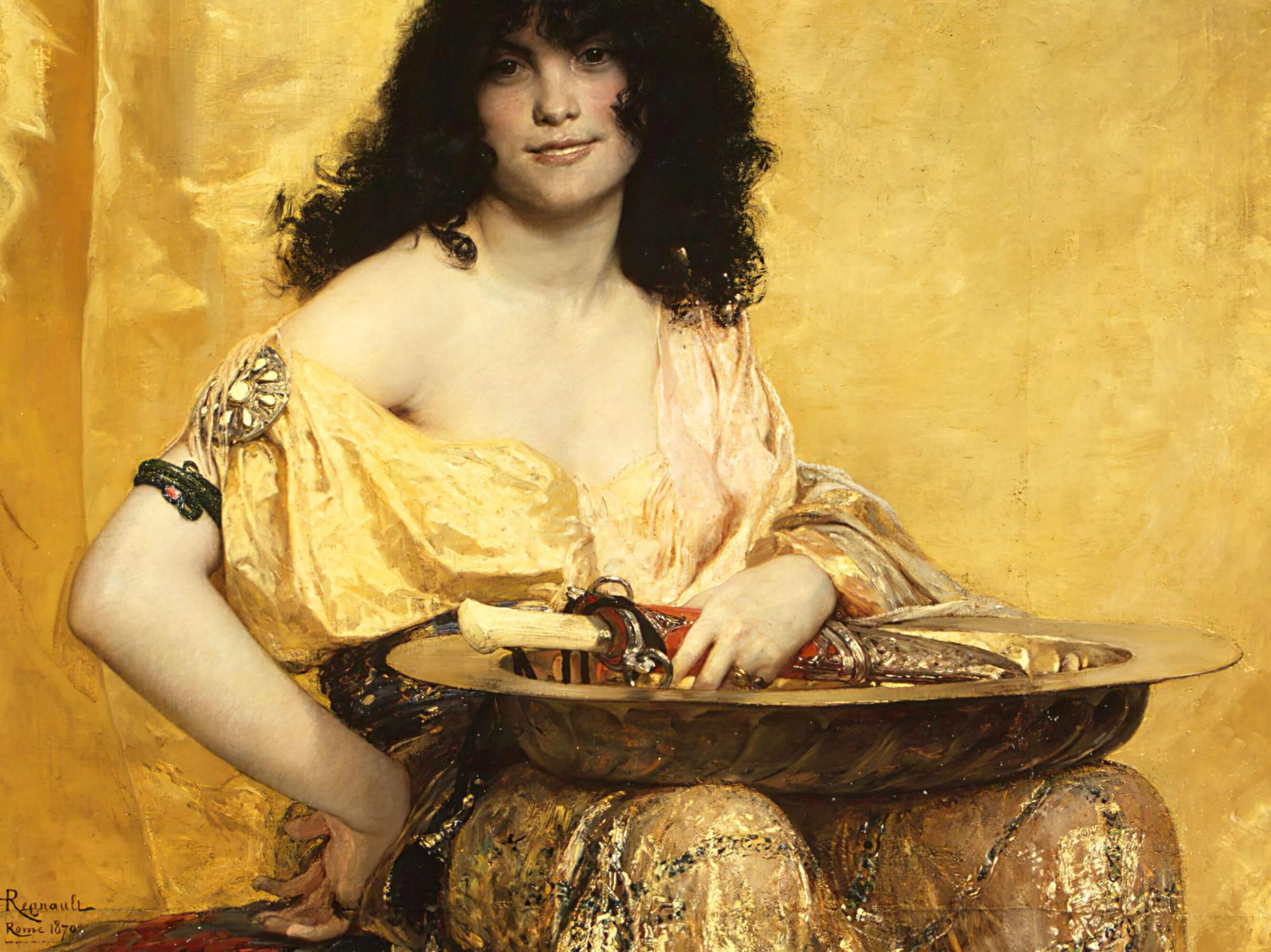 Reprodukcija „Salomėja“, Henri Regnault, (1870)