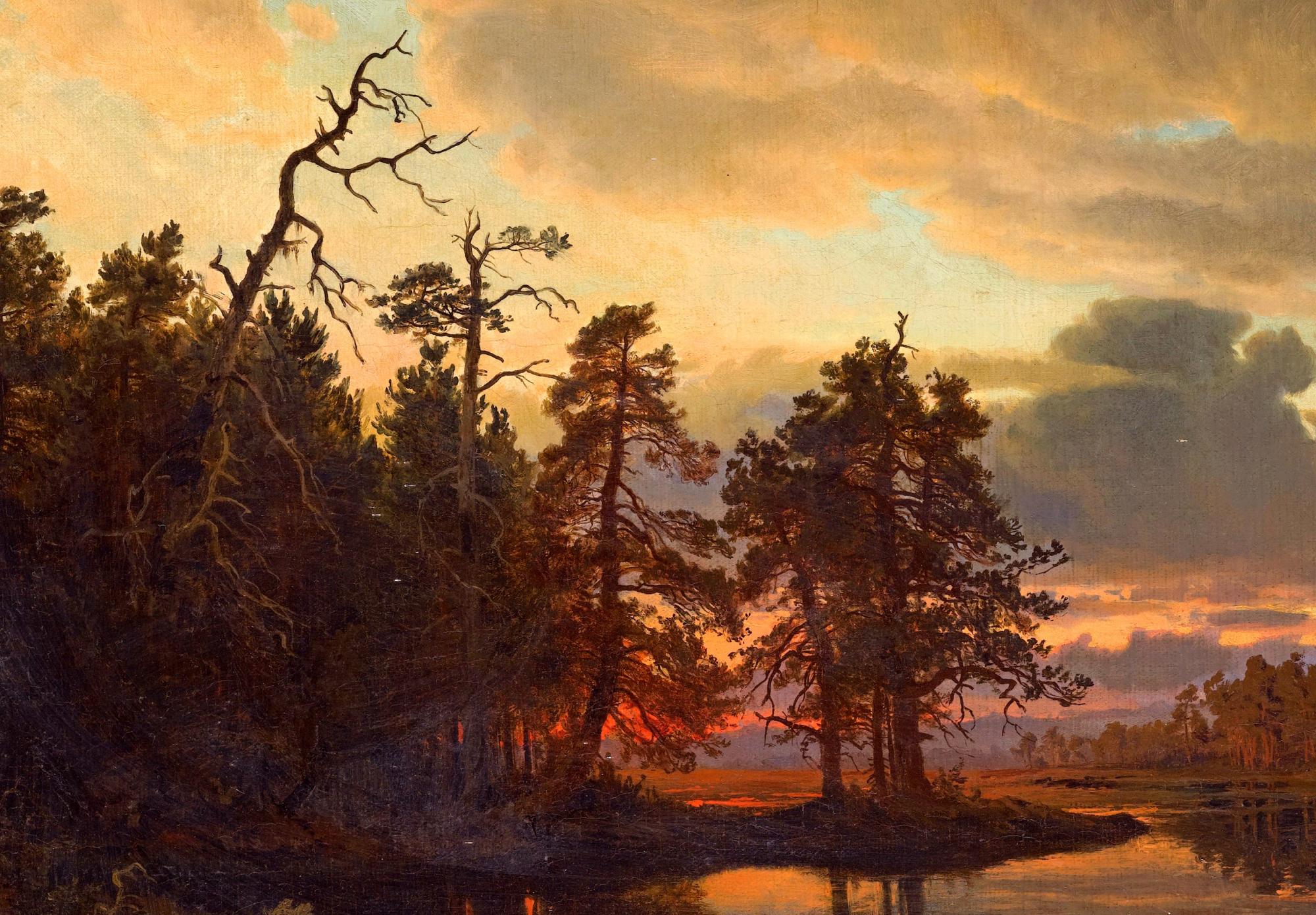 Reprodukcija „Saulėlydis“, Hjalmar Munsterhjelm