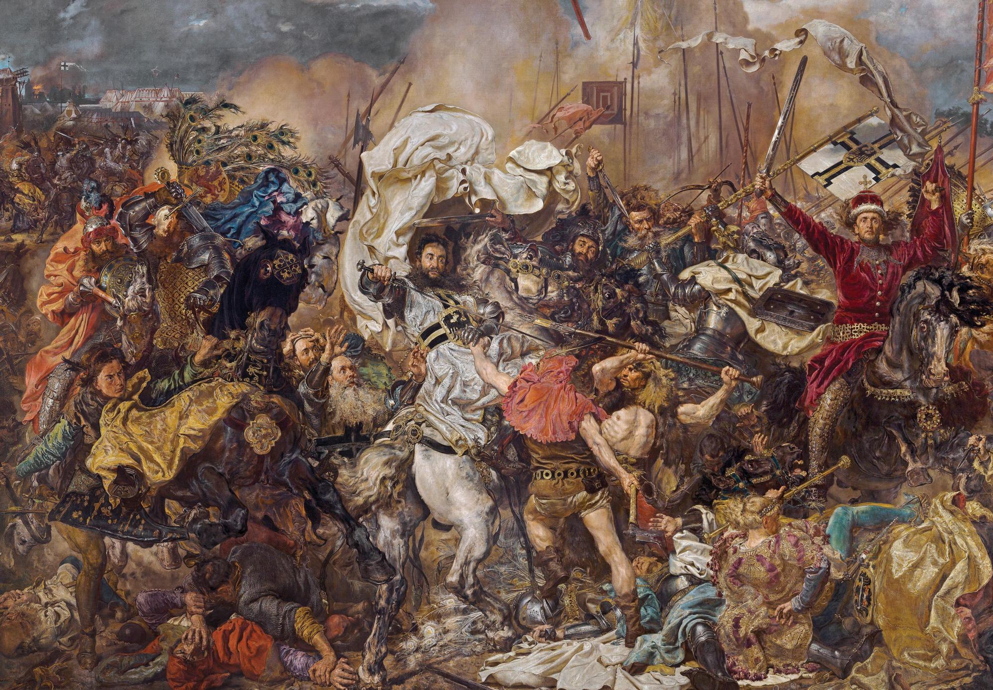 Reprodukcija „Žalgirio mūšis“, Jan Matejko, (1878)