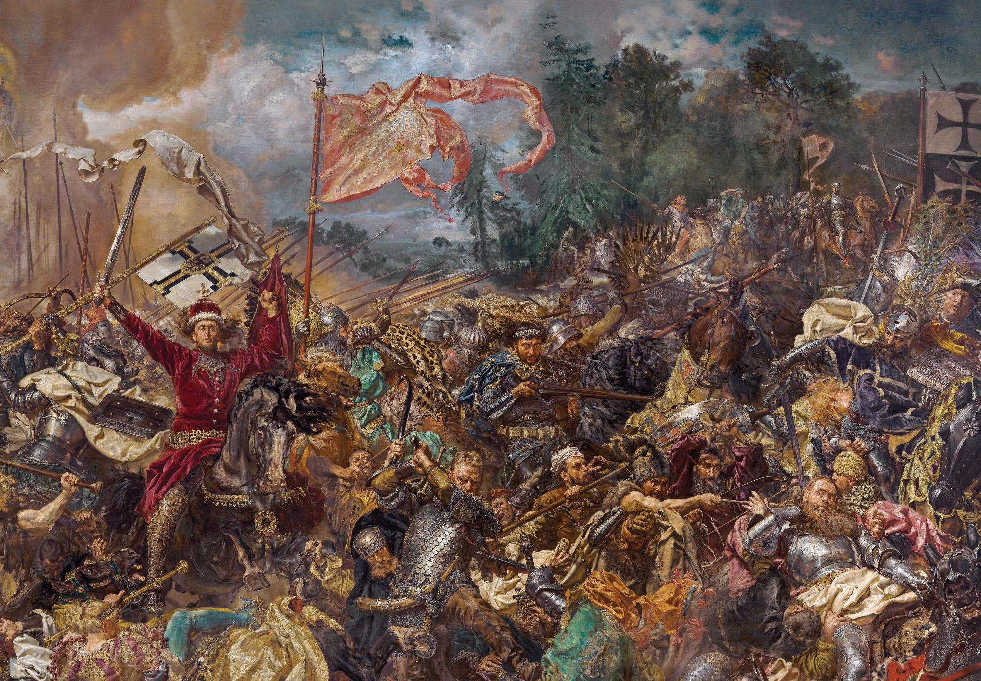 Reprodukcija „Žalgirio mūšis“, Jan Matejko, (1878)