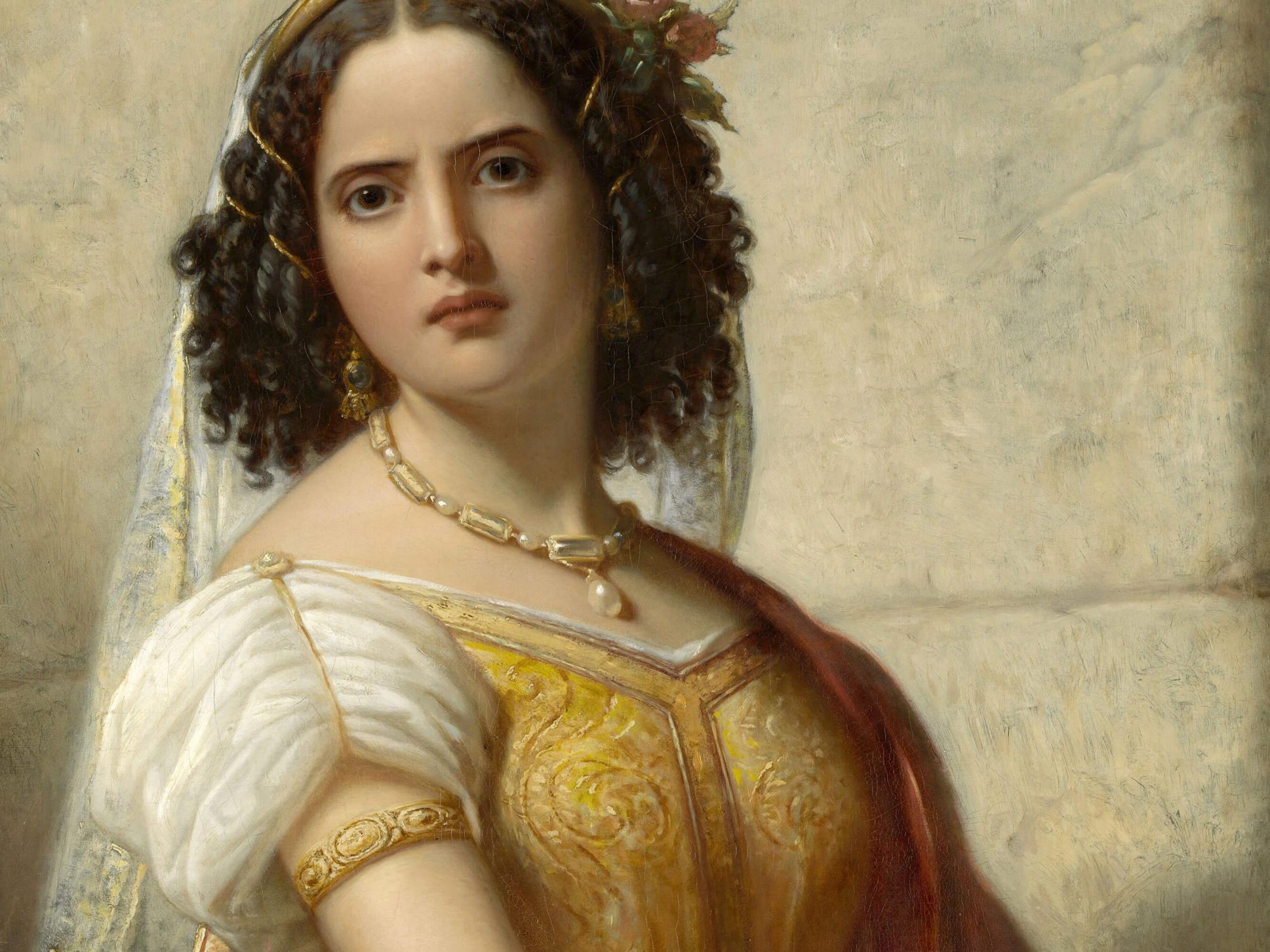 Reprodukcija „Salomėja su Jono Krikštytojo galva“, Jan Adam Kruseman, (1861)
