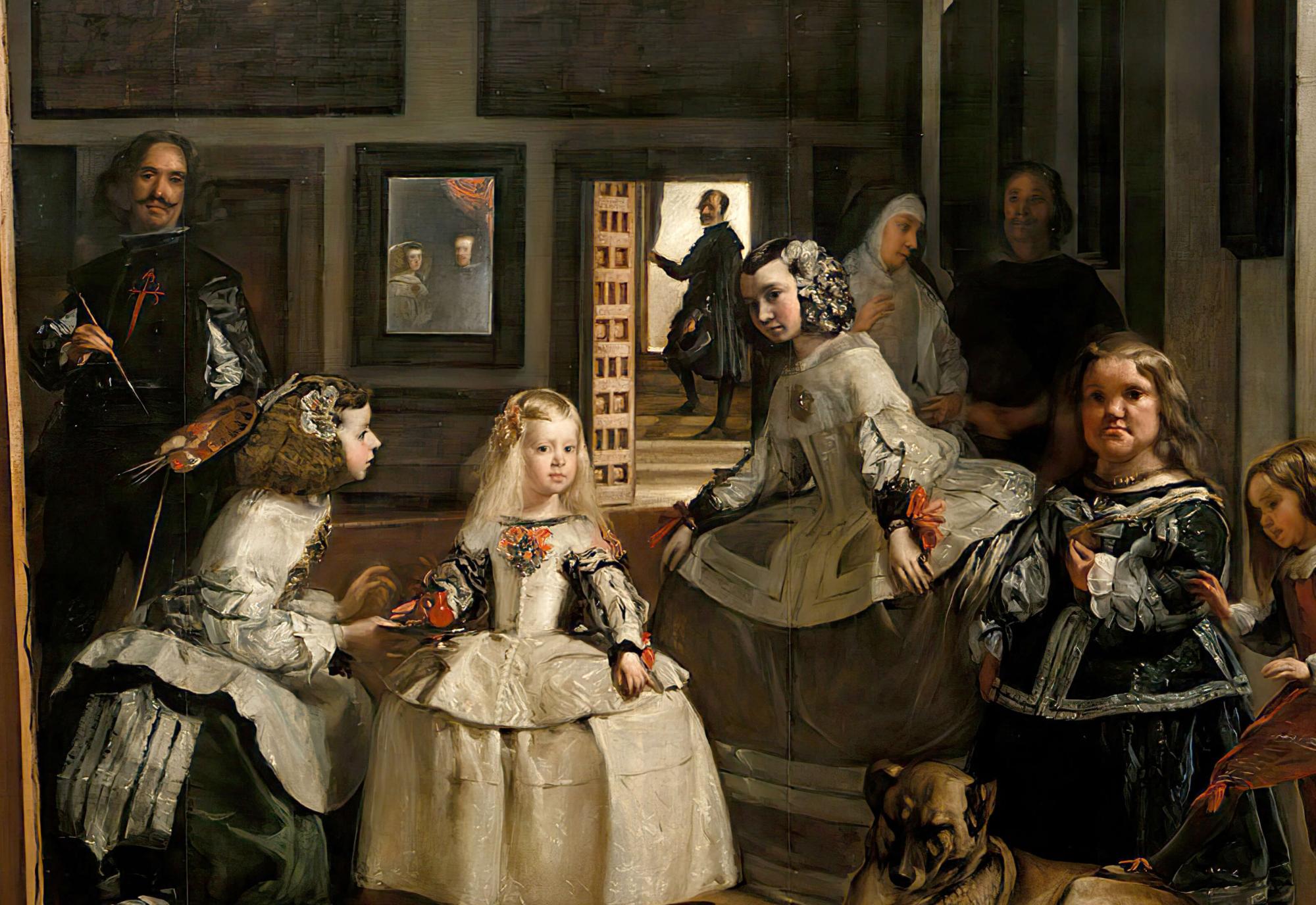 Reprodukcija „Meninos“, Diego Velázquez, (1656)