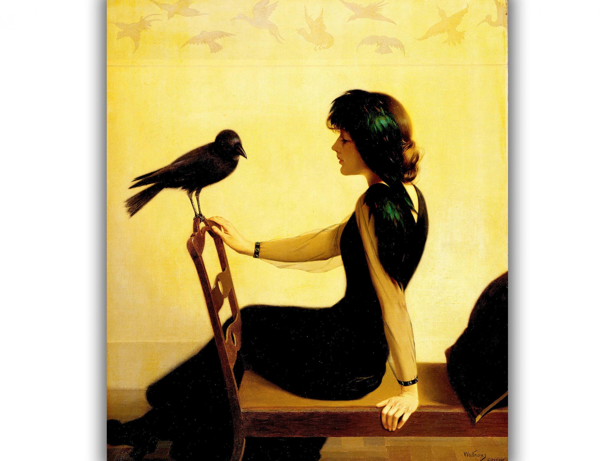 Reprodukcija „Plepėtojai“, Harry Willson Watrous, (1913)