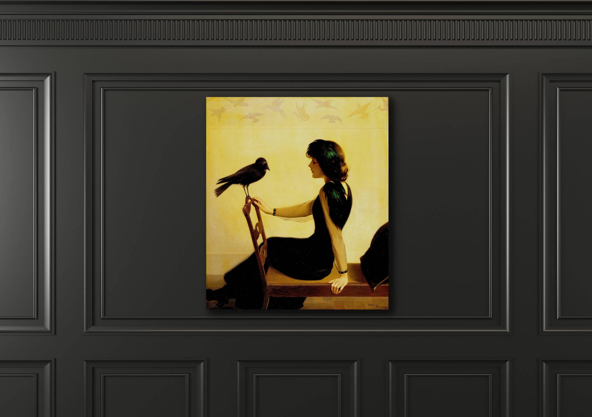 Reprodukcija „Plepėtojai“, Harry Willson Watrous, (1913)