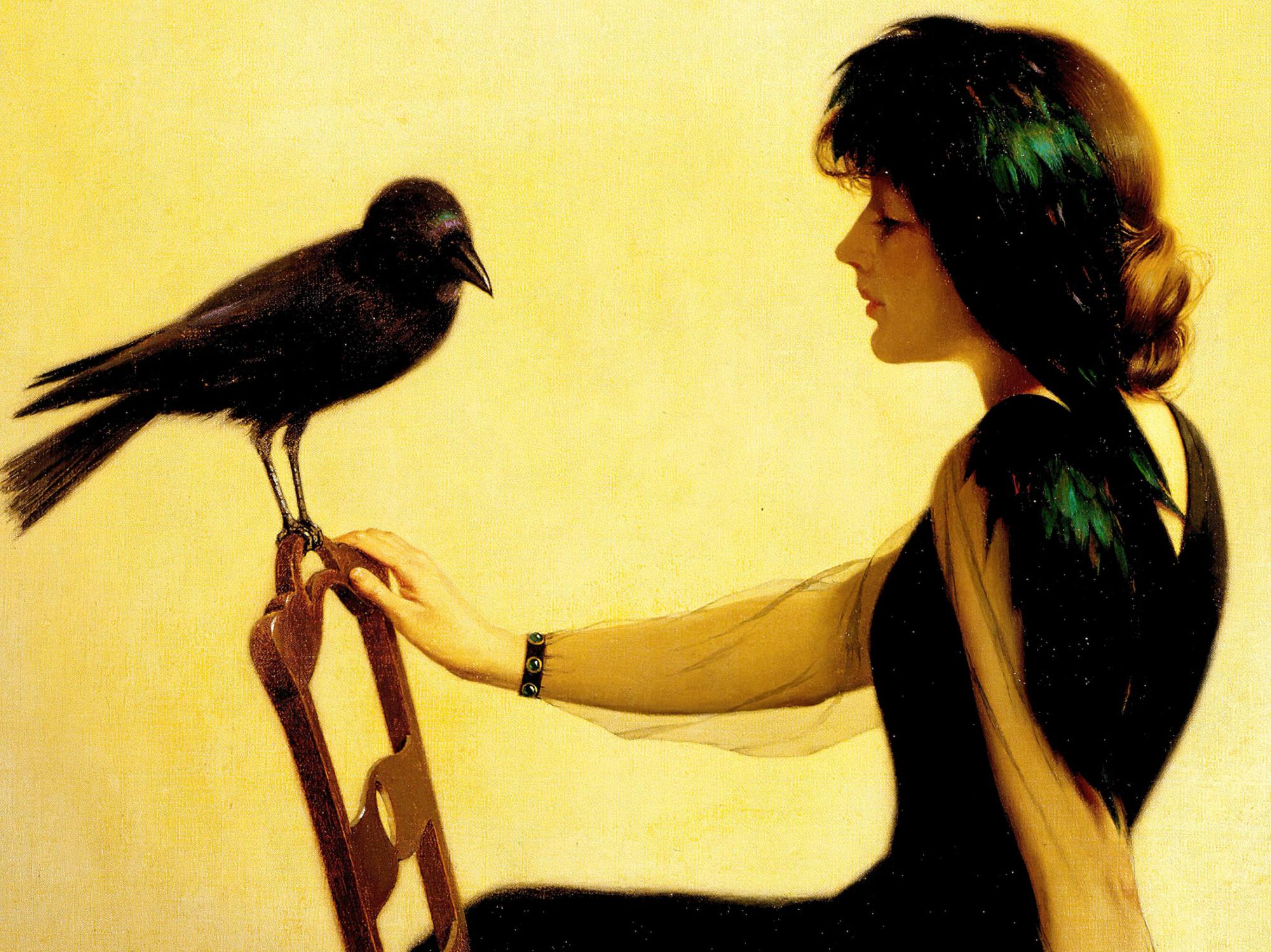 Reprodukcija „Plepėtojai“, Harry Willson Watrous, (1913)