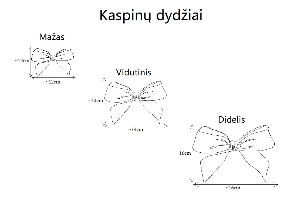 Rankomis siuvinėtas Kalėdinis plaukų kaspinas