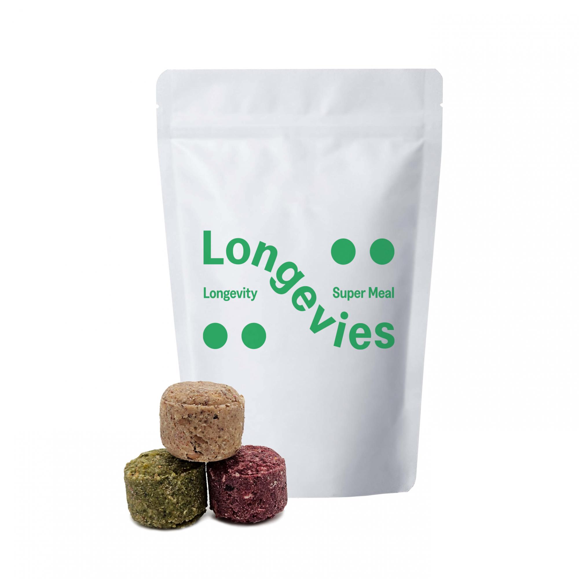 Ilgaamžiškumo supermaistas Longevies, mažas