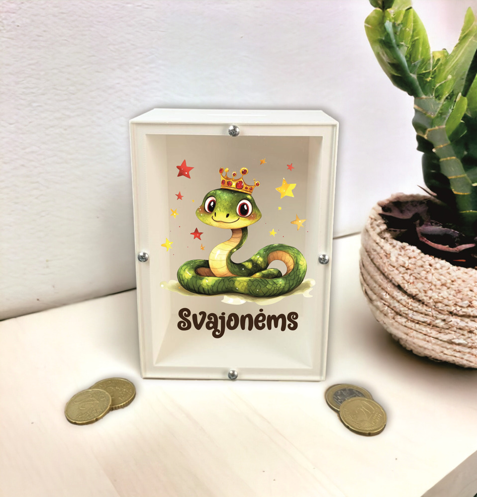3D Taupyklė stačiakampė su gyvate „Svajonėms“