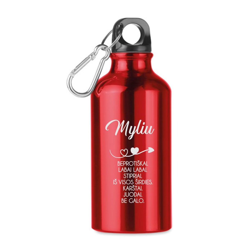 Vandens gertuvė „Myliu“ (400ml)