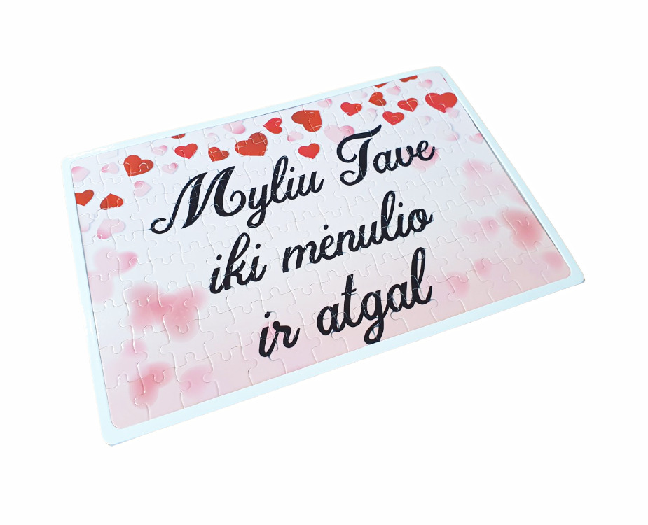 Dėlionė „Myliu tave iki mėnulio ir atgal“