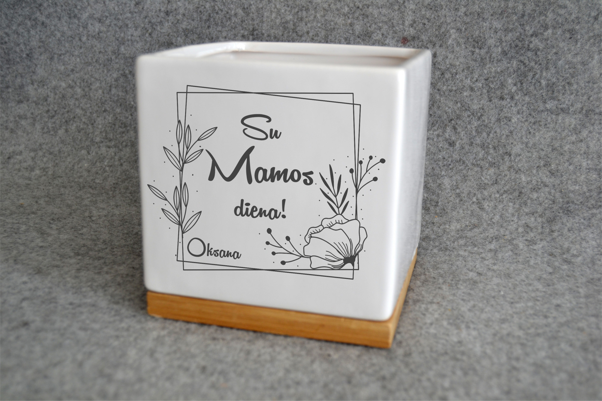 Vazonėlis „Su Mamos diena”