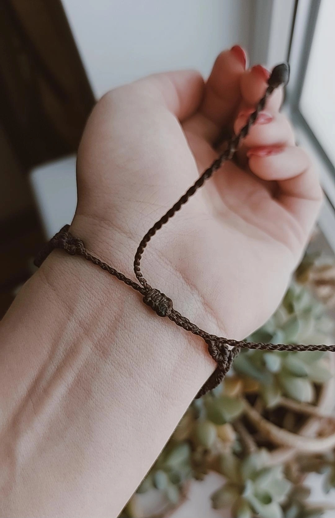 Macrame apyrankė su Labradoritu
