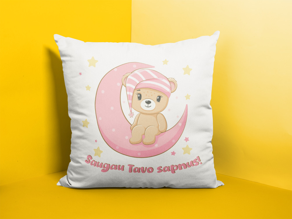 Pagalvė „Saugau tavo sapnus“