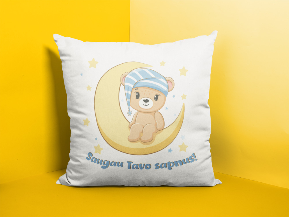 Pagalvė „Saugau tavo sapnus“