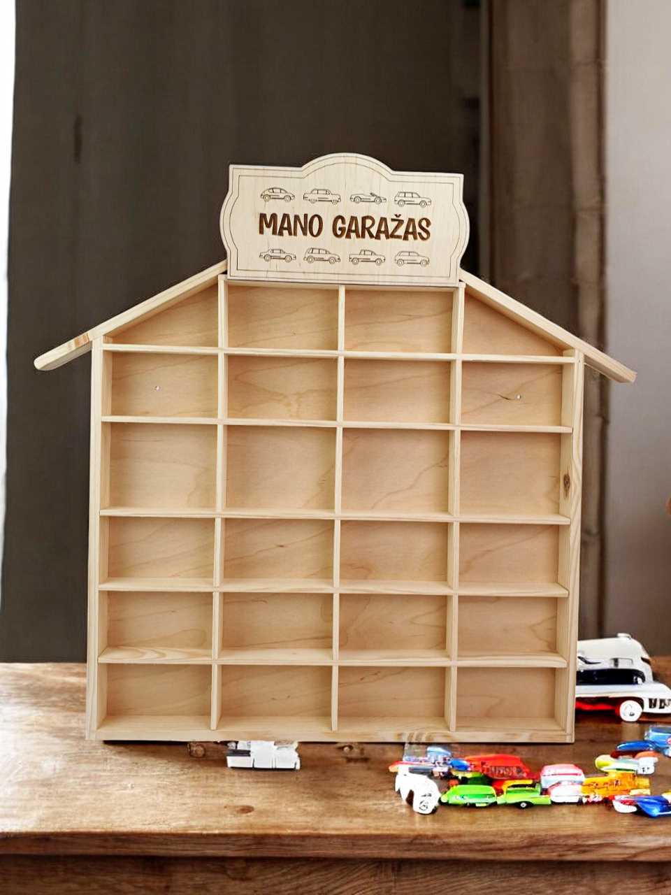 Lentyna - mašinėlių garažas „Mano garažas“