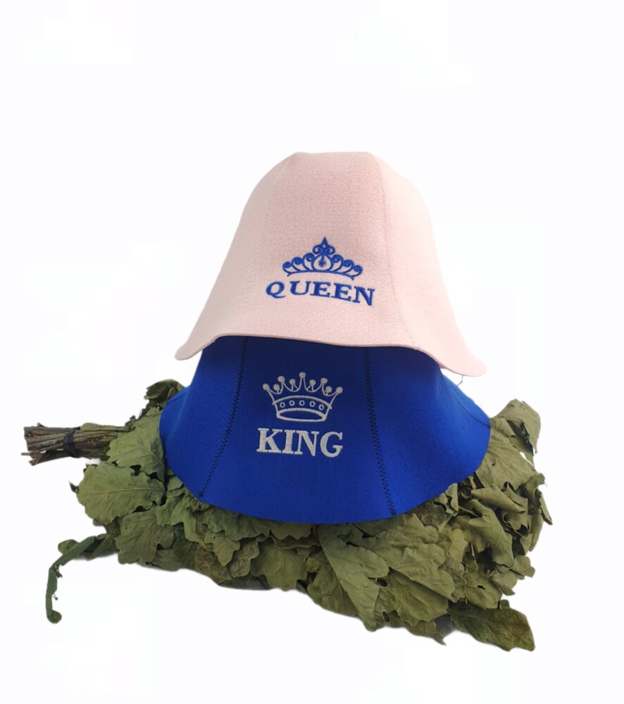 Pirties kepurės „Queen, King“