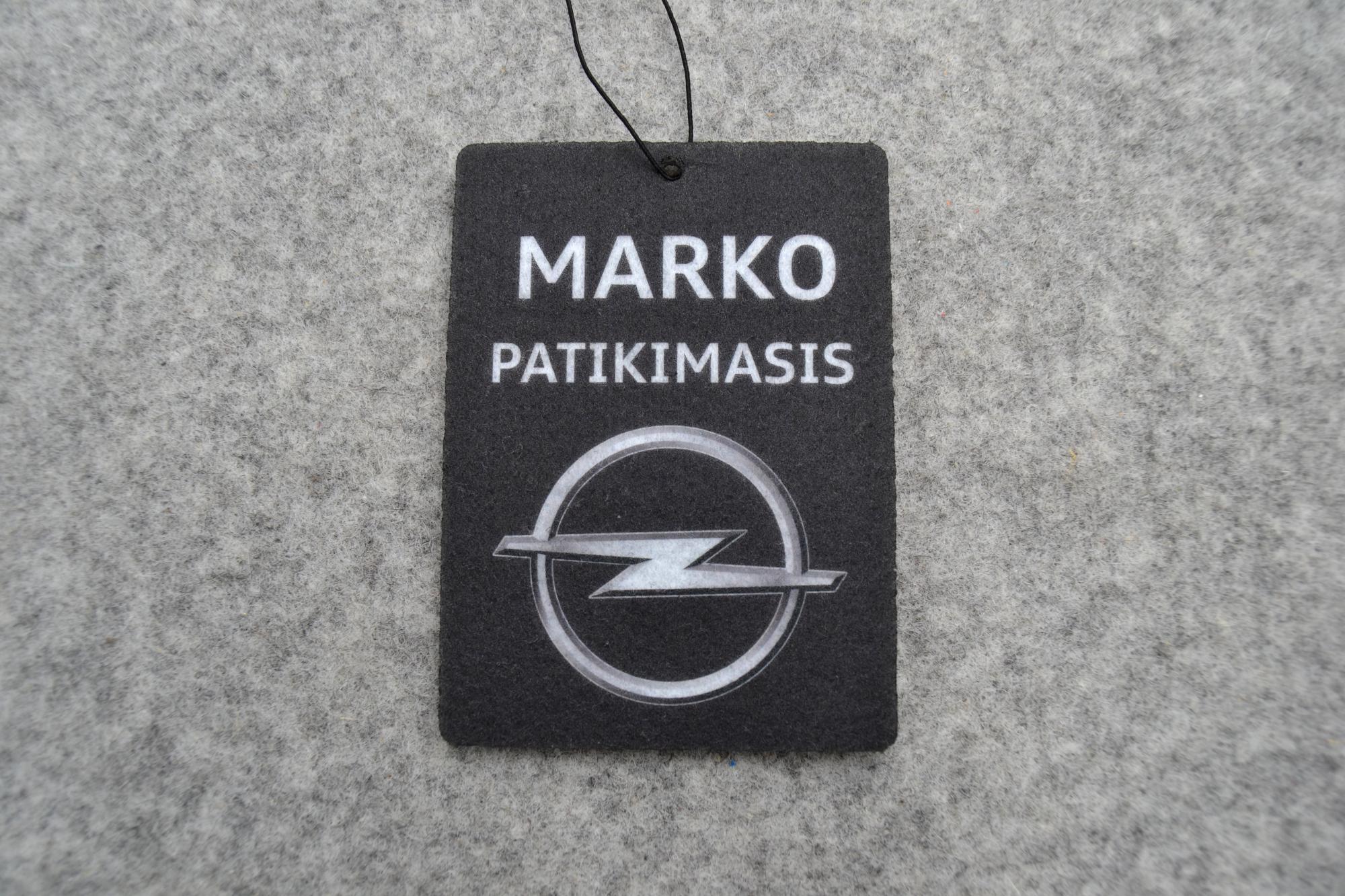 Automobilio kvapukas „Patikimasis OPEL”